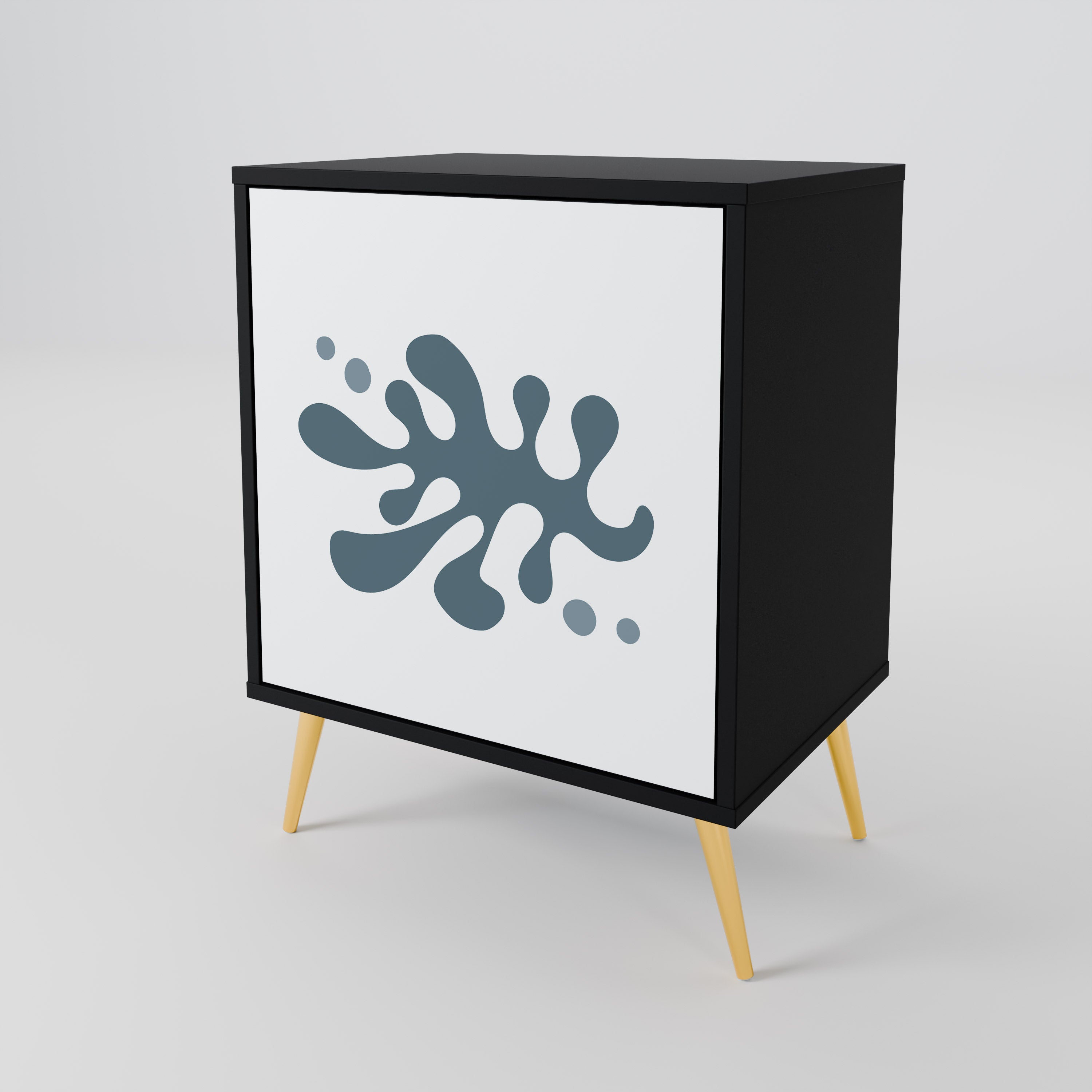 WONDERLAND VEGETATION Komoda 1-drzwiowa korpus Czarny