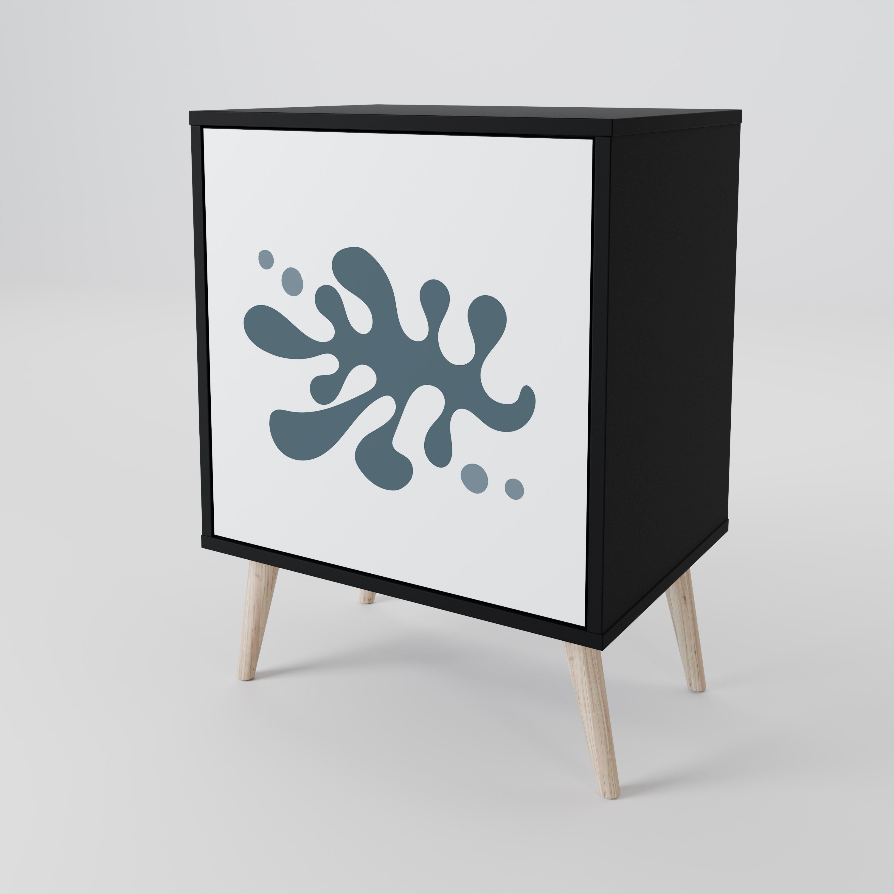 WONDERLAND VEGETATION Komoda 1-drzwiowa korpus Czarny