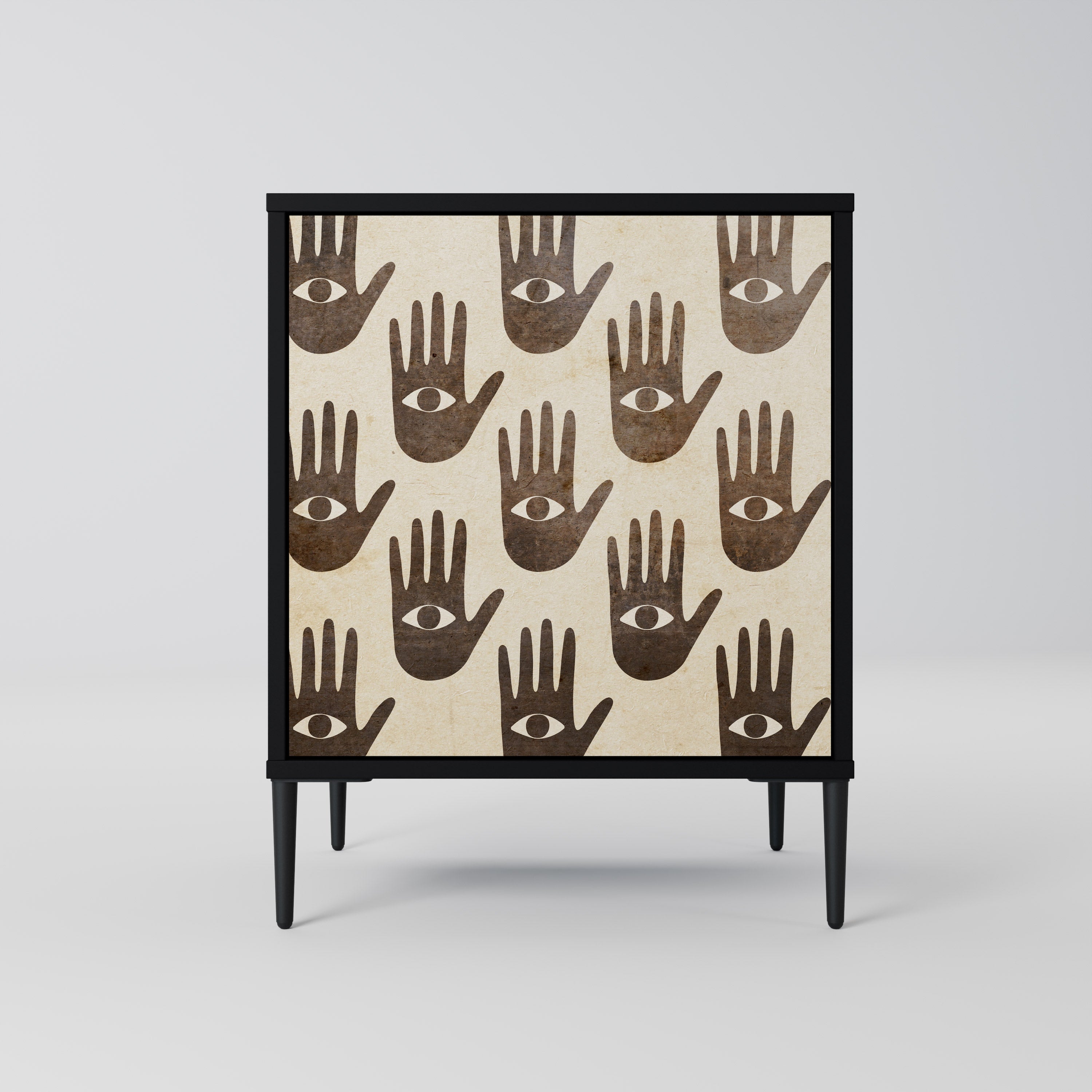 SEE MORE Komoda 1-drzwiowa korpus Czarny