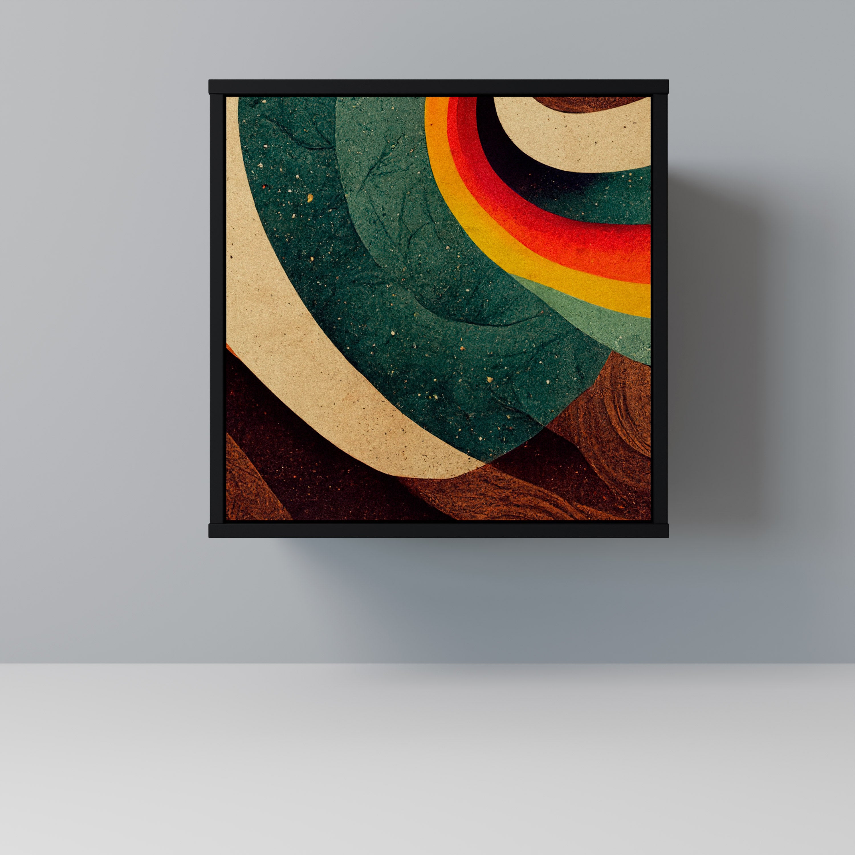 COLORFUL STRANDS Komoda 1-drzwiowa korpus Czarny