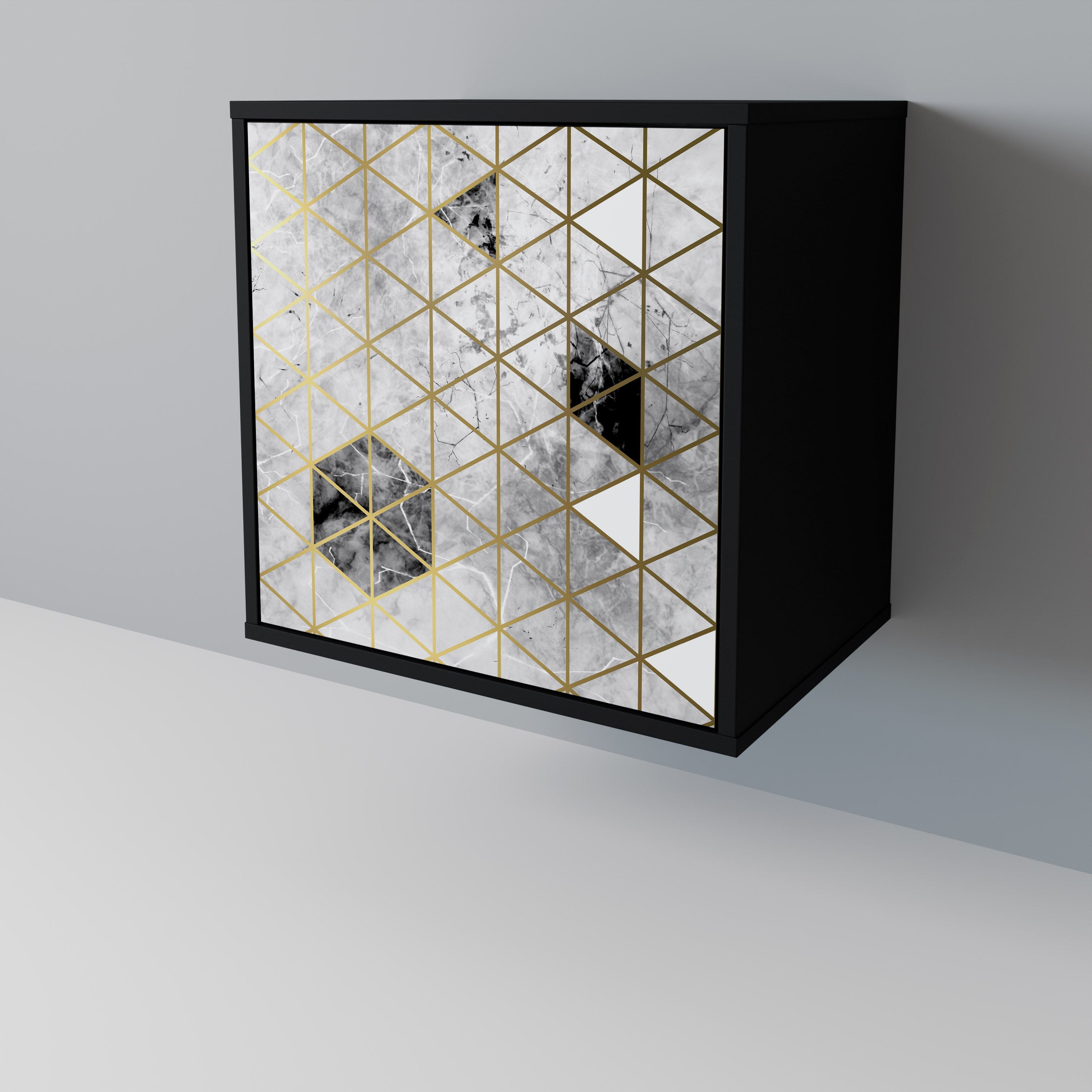 ASHEN ARIA Komoda 1-drzwiowa korpus Czarny