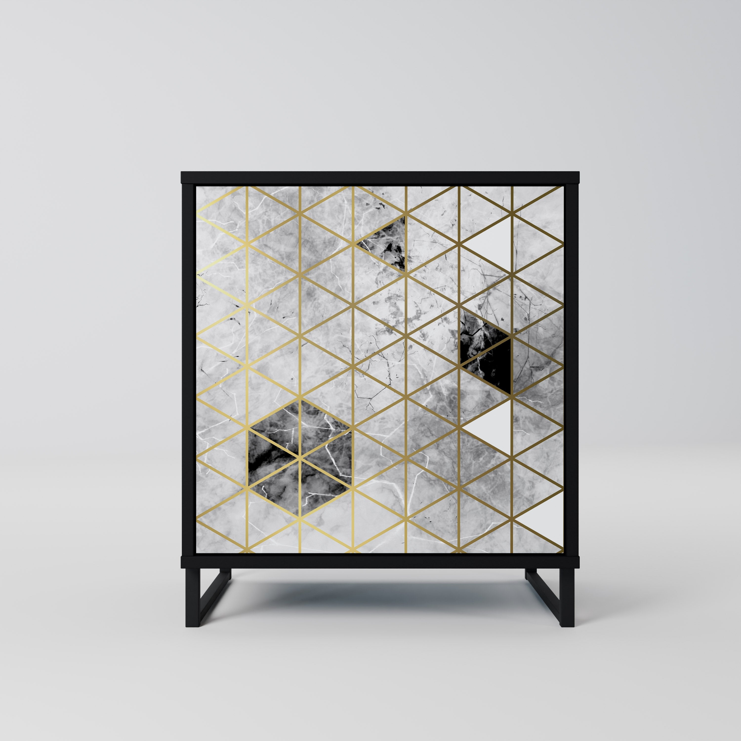 ASHEN ARIA Komoda 1-drzwiowa korpus Czarny