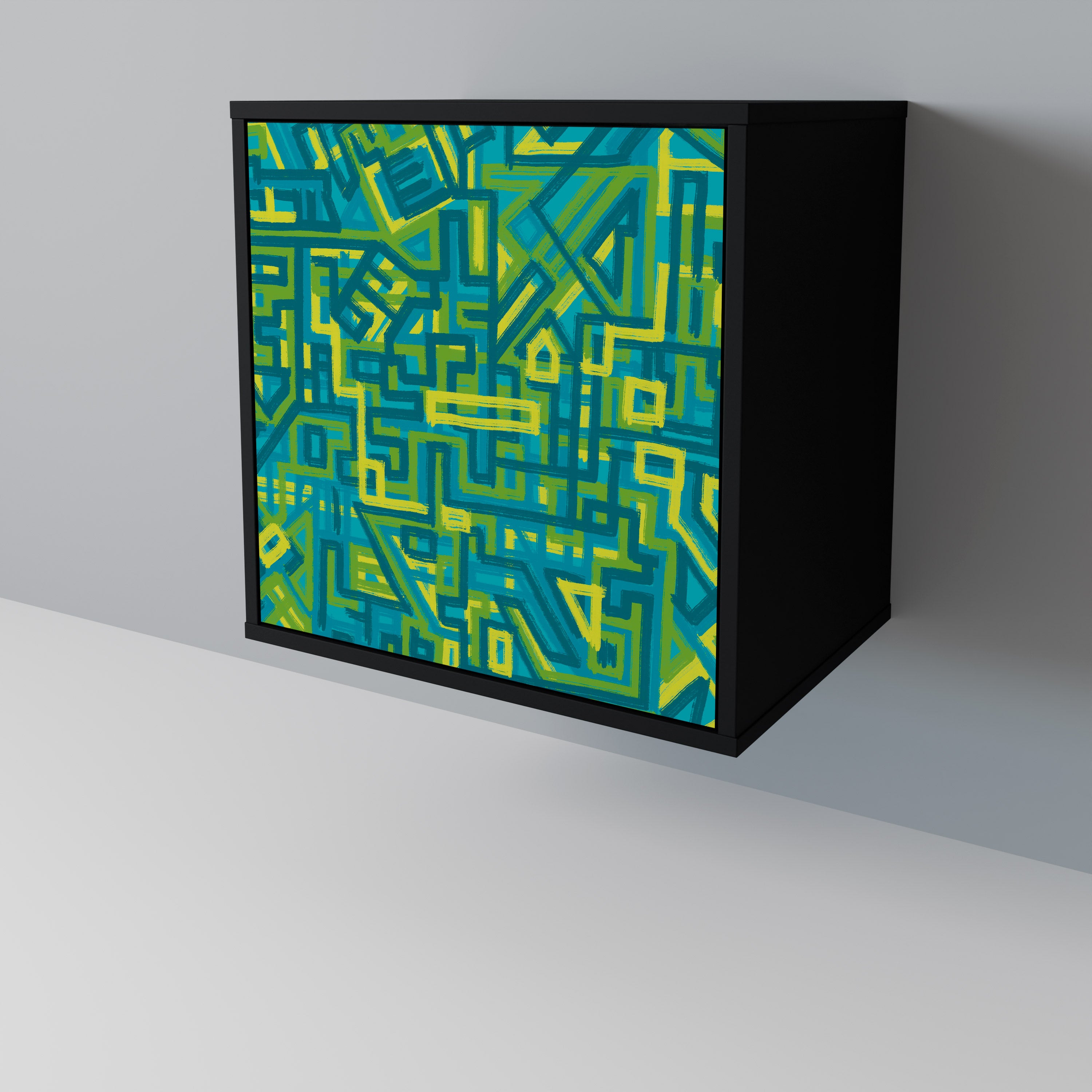 NOSTALGIC MEMORIES Komoda 1-drzwiowa korpus Czarny