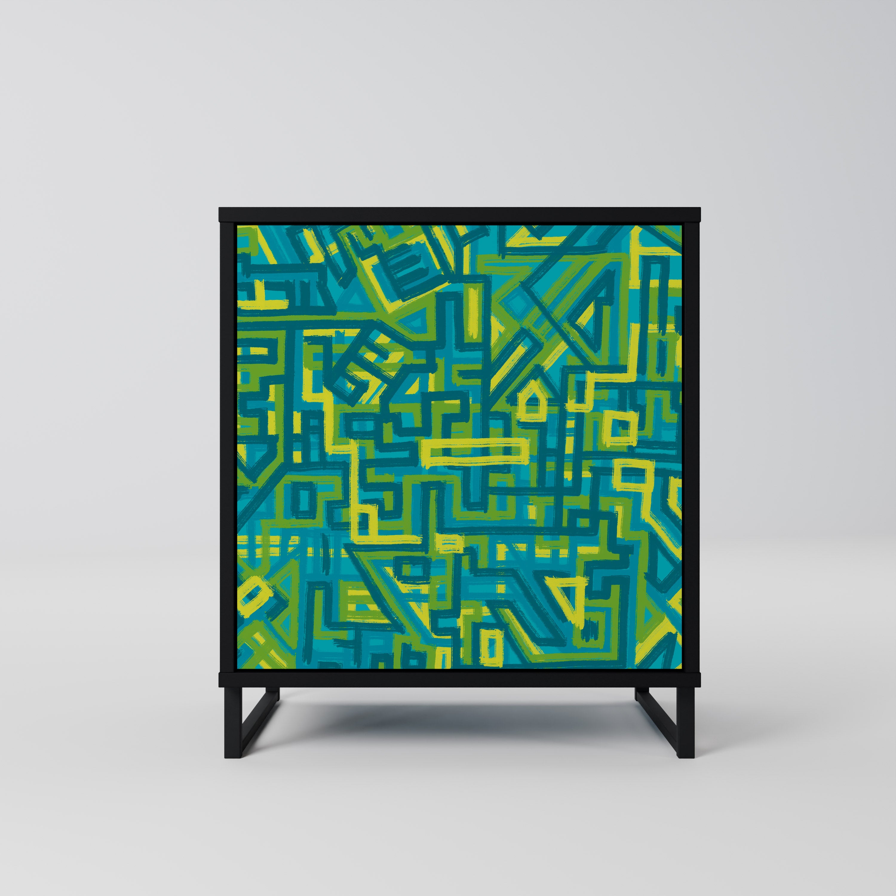 NOSTALGIC MEMORIES Komoda 1-drzwiowa korpus Czarny