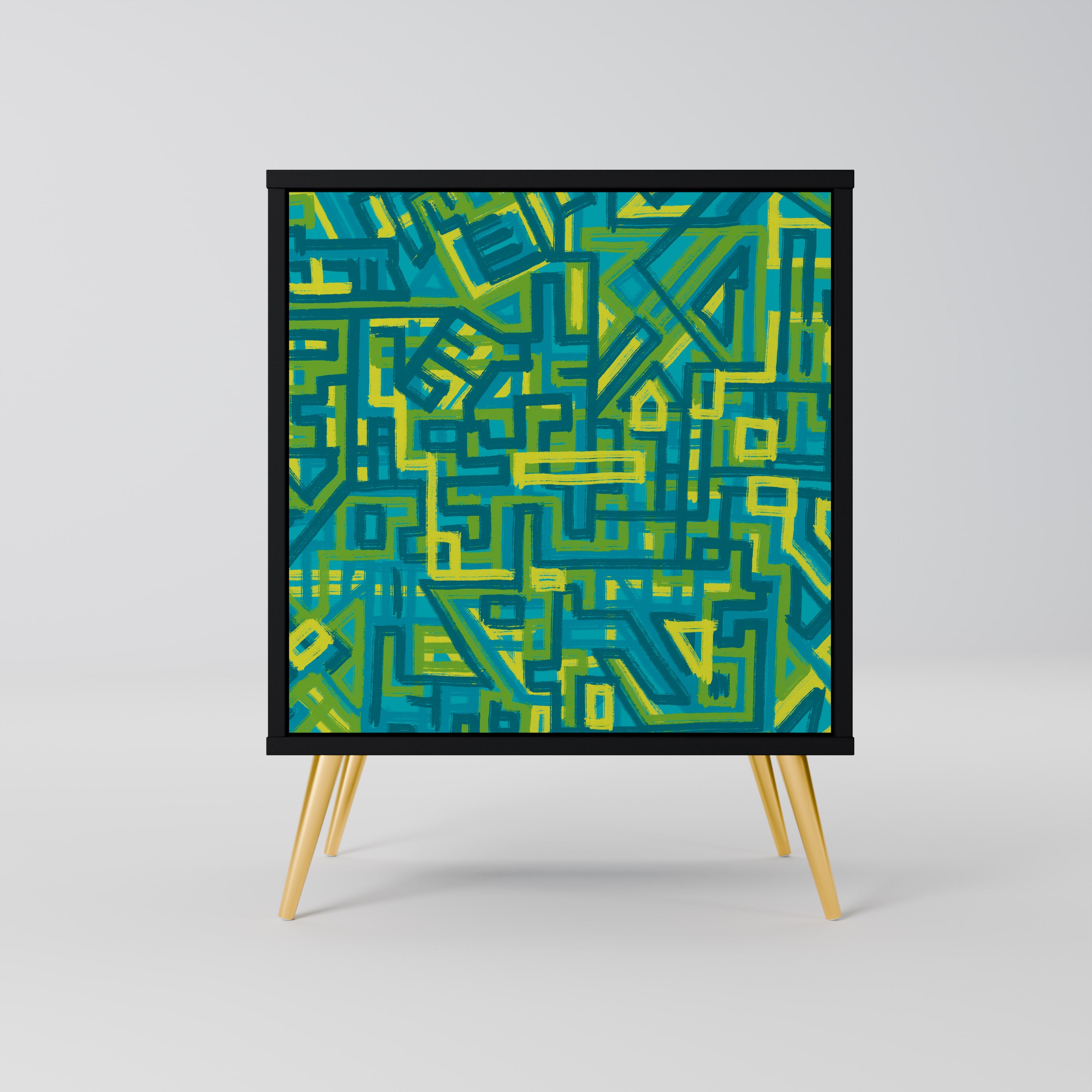 NOSTALGIC MEMORIES Komoda 1-drzwiowa korpus Czarny