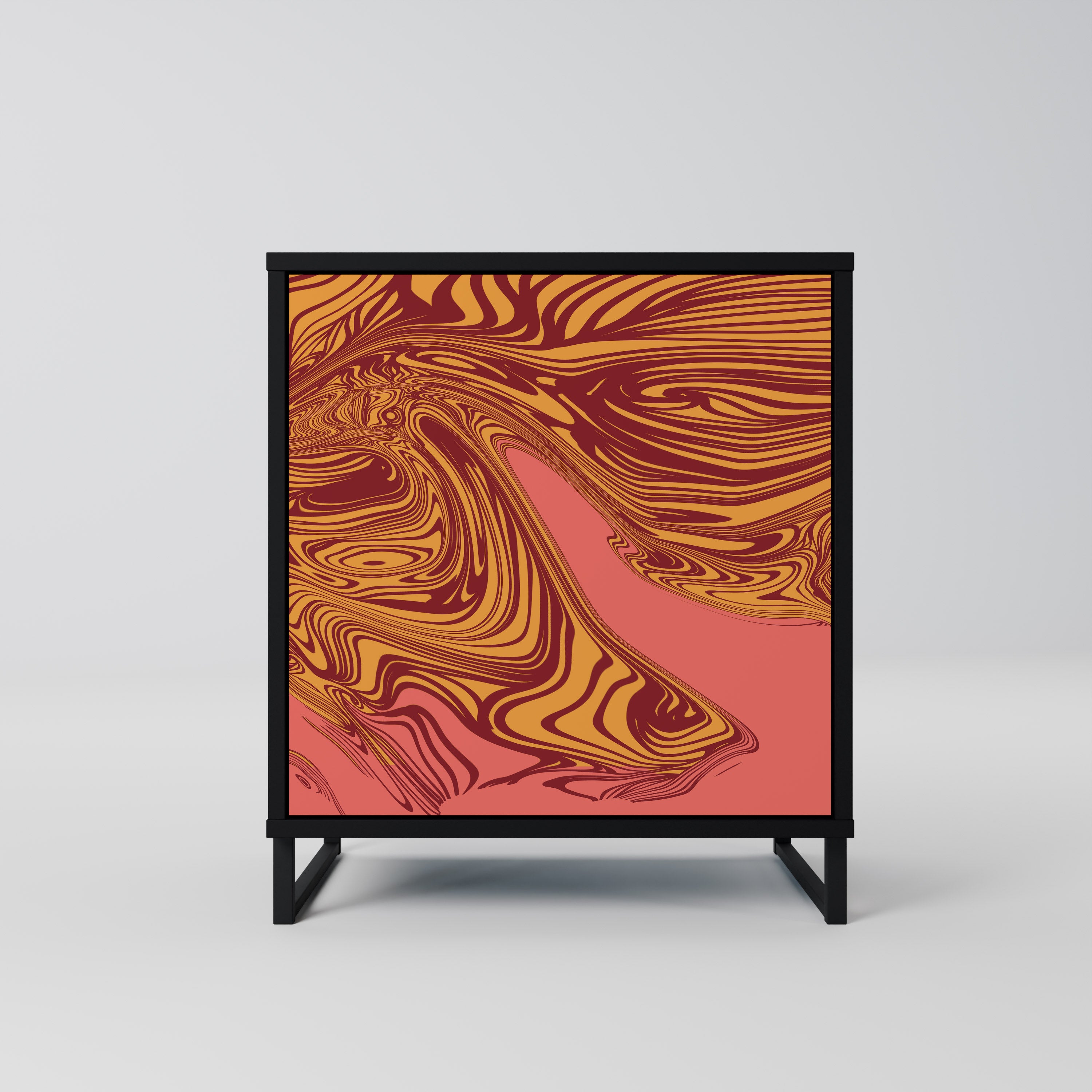 FLOATING THOUGHTS Komoda 1-drzwiowa korpus Czarny