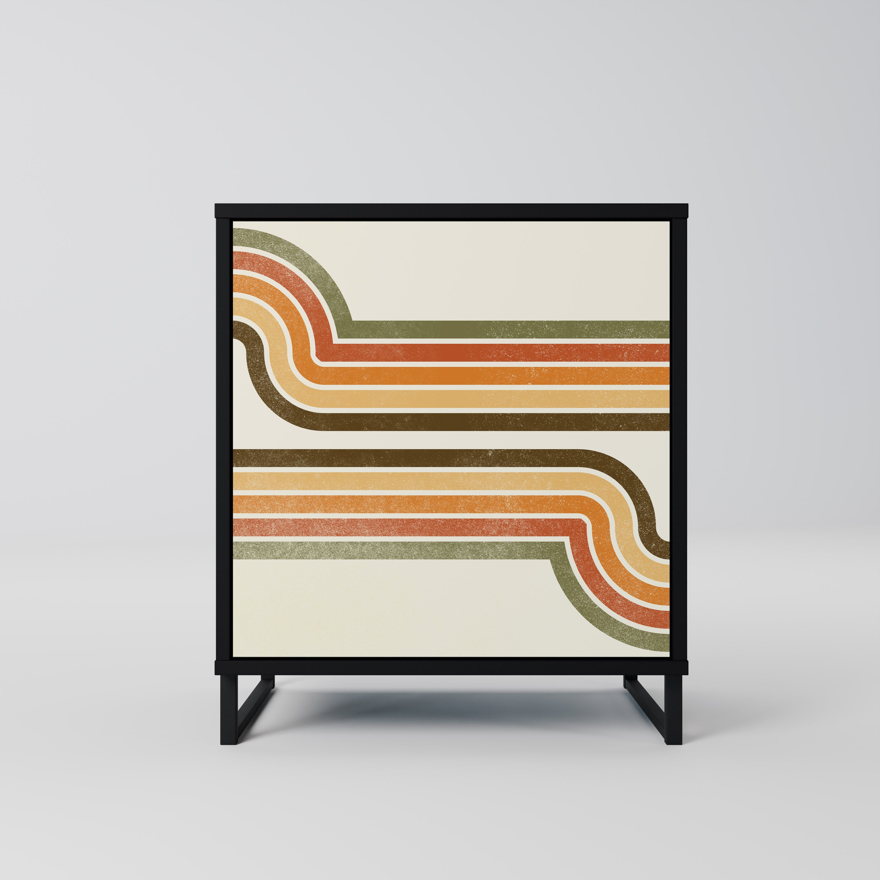 EXCEPTIONAL STREAM Komoda 1-drzwiowa korpus Czarny