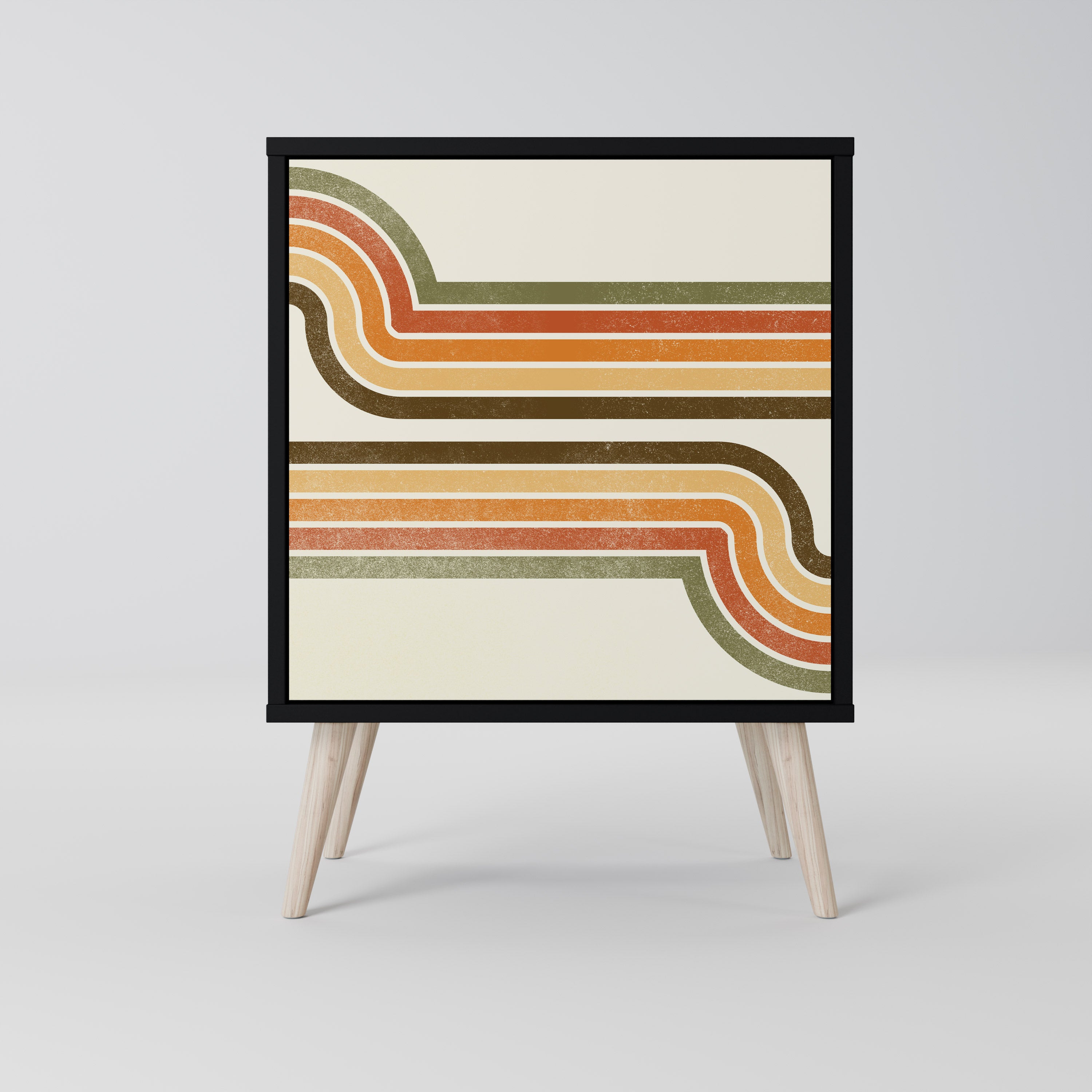 EXCEPTIONAL STREAM Komoda 1-drzwiowa korpus Czarny