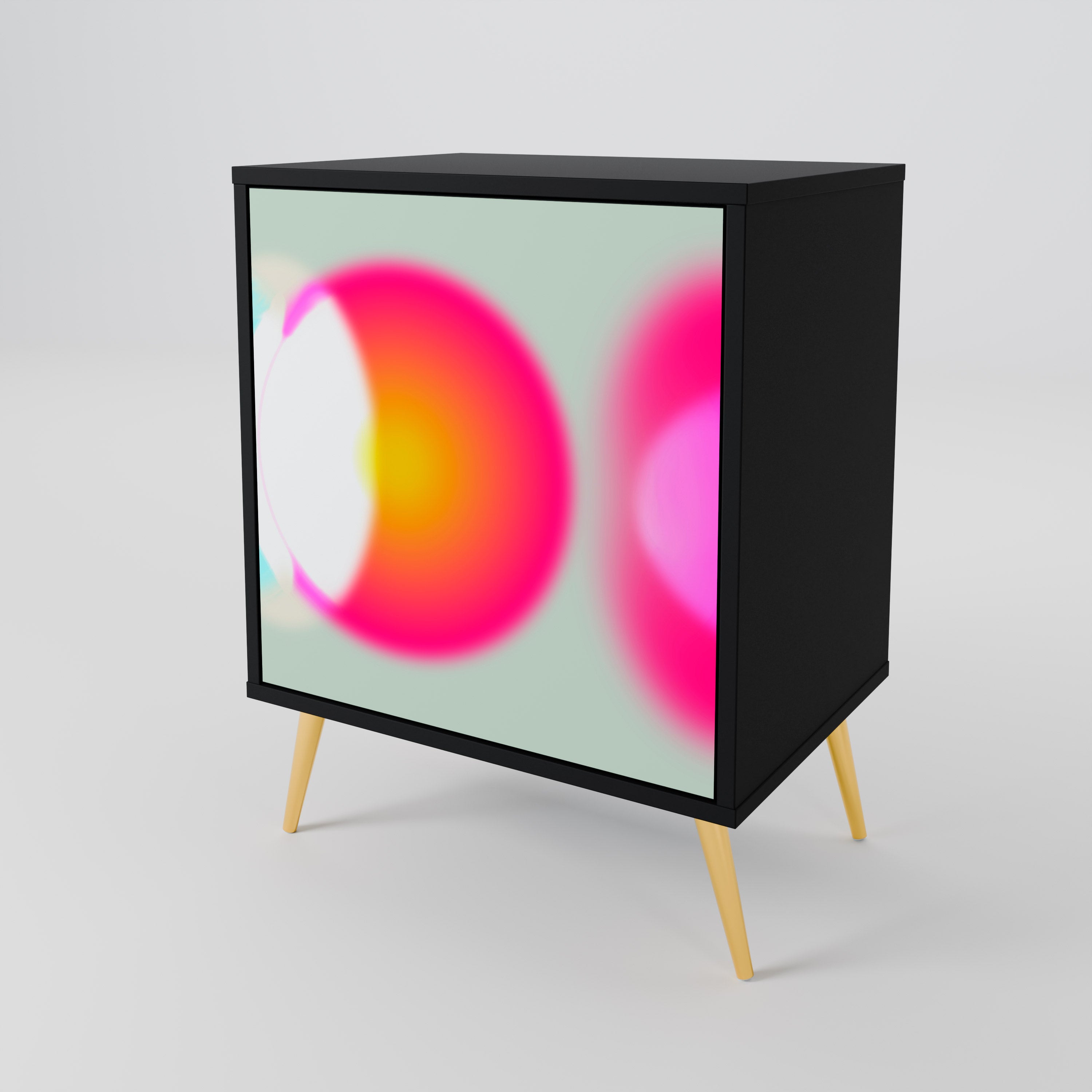 SYMPHONY OF COLORS Komoda 1-drzwiowa korpus Czarny