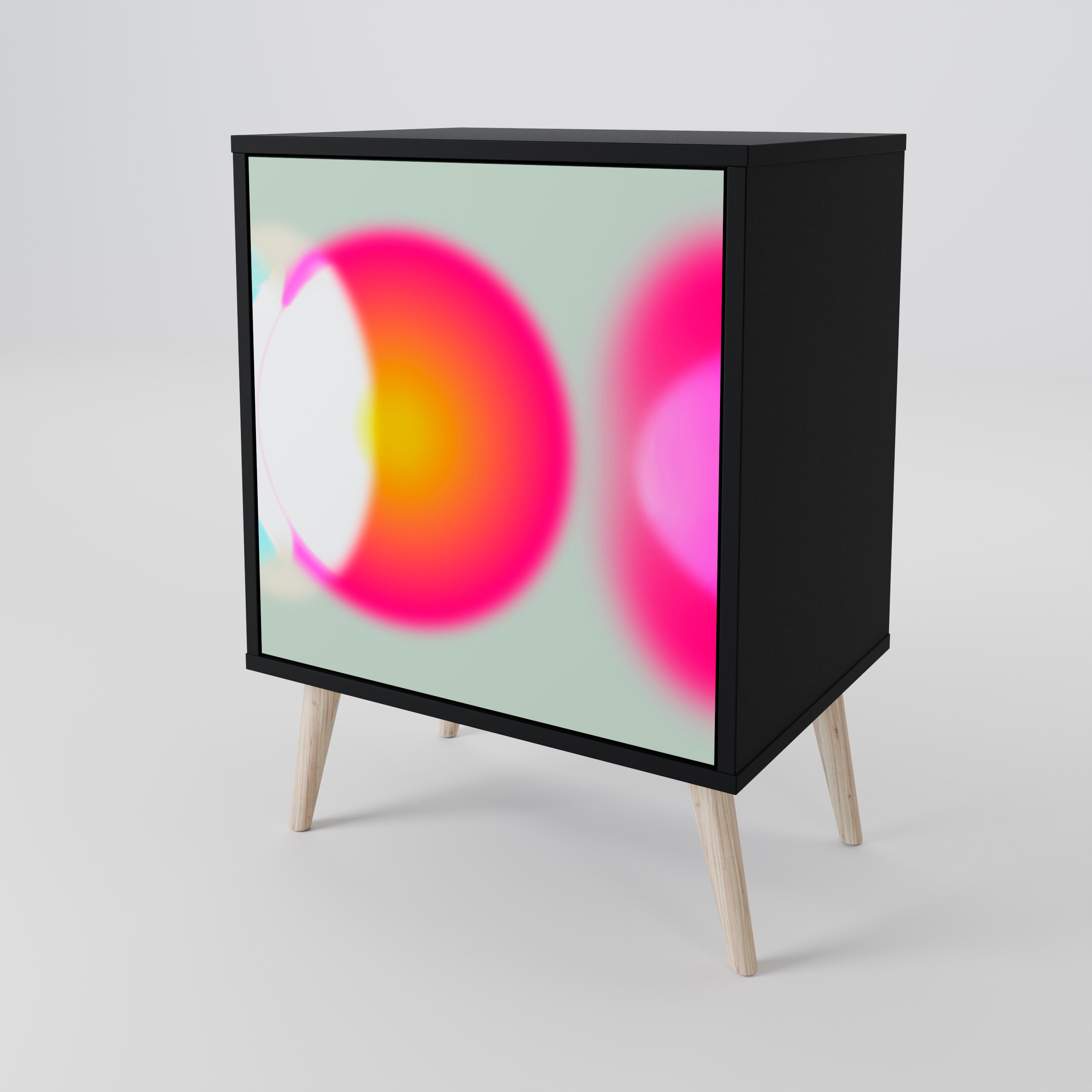 SYMPHONY OF COLORS Komoda 1-drzwiowa korpus Czarny