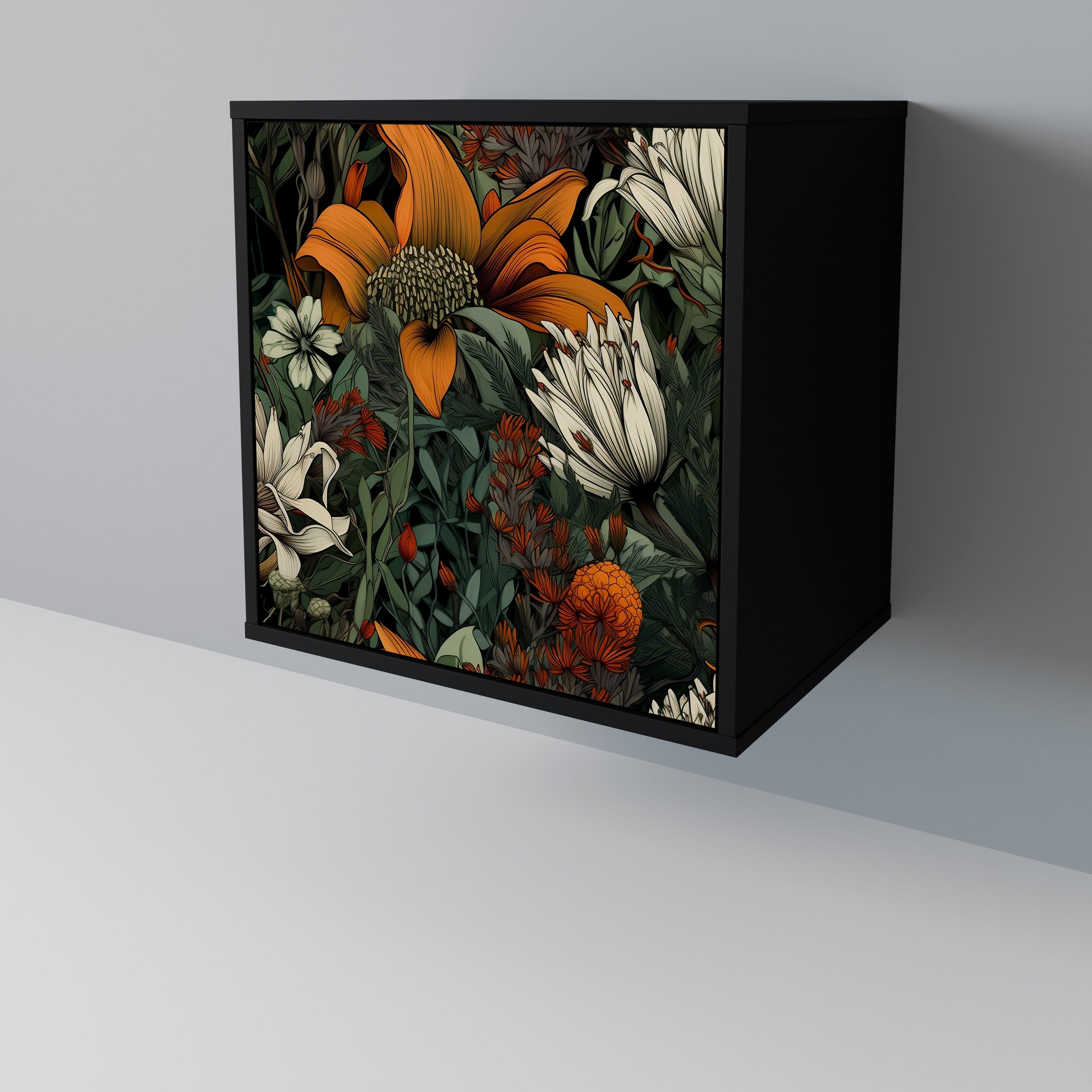 MIDNIGHT SPROUT Komoda 1-drzwiowa korpus Czarny