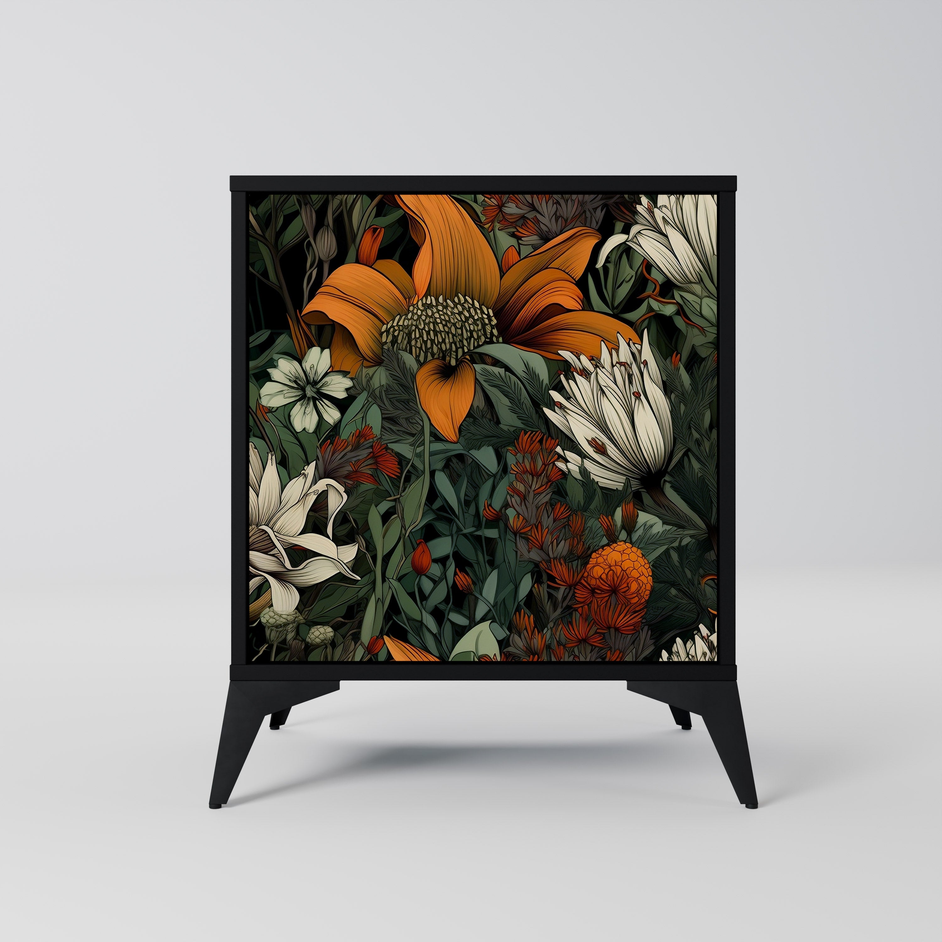 MIDNIGHT SPROUT Komoda 1-drzwiowa korpus Czarny