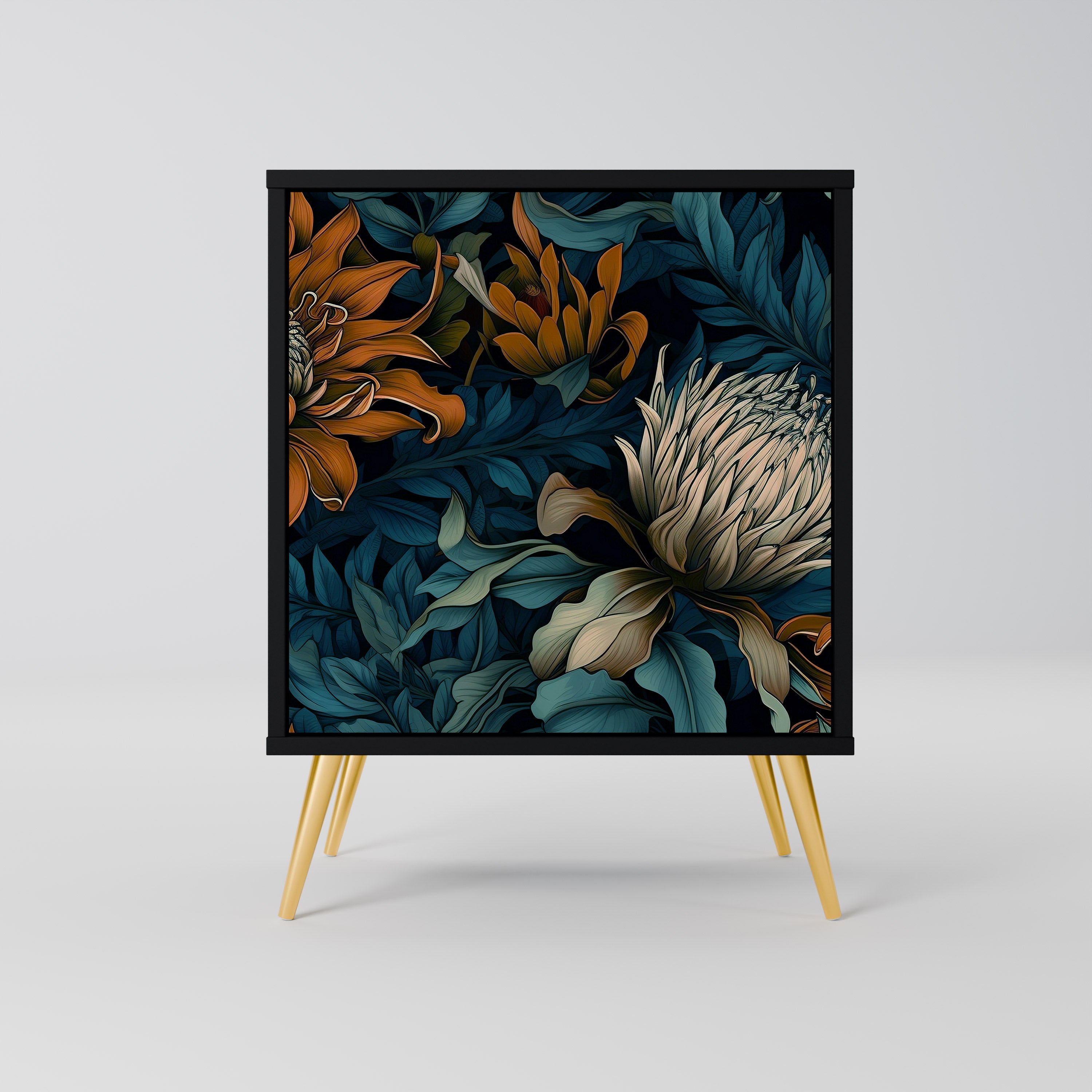 MORNING BLOOM Komoda 1-drzwiowa korpus Czarny