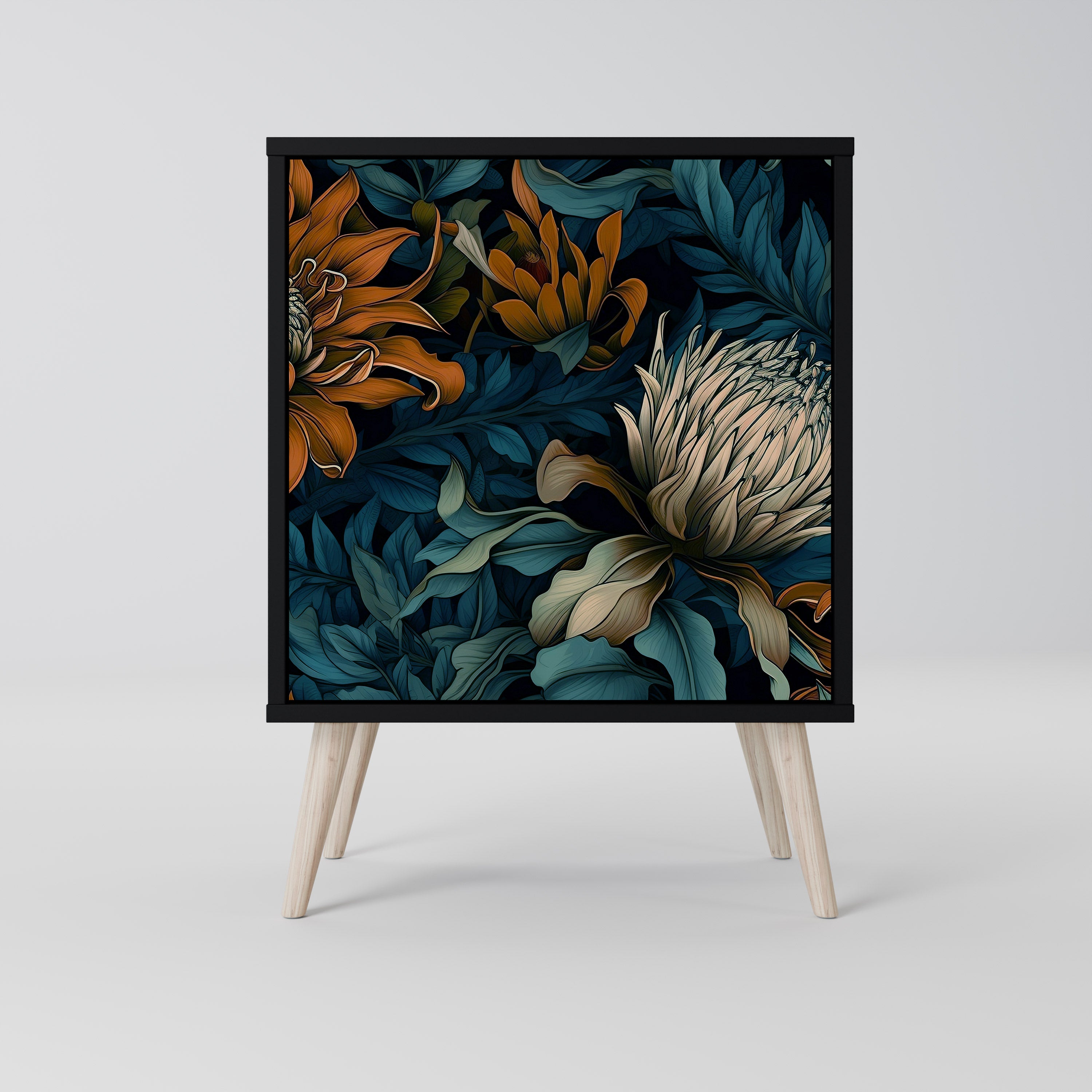 MORNING BLOOM Komoda 1-drzwiowa korpus Czarny