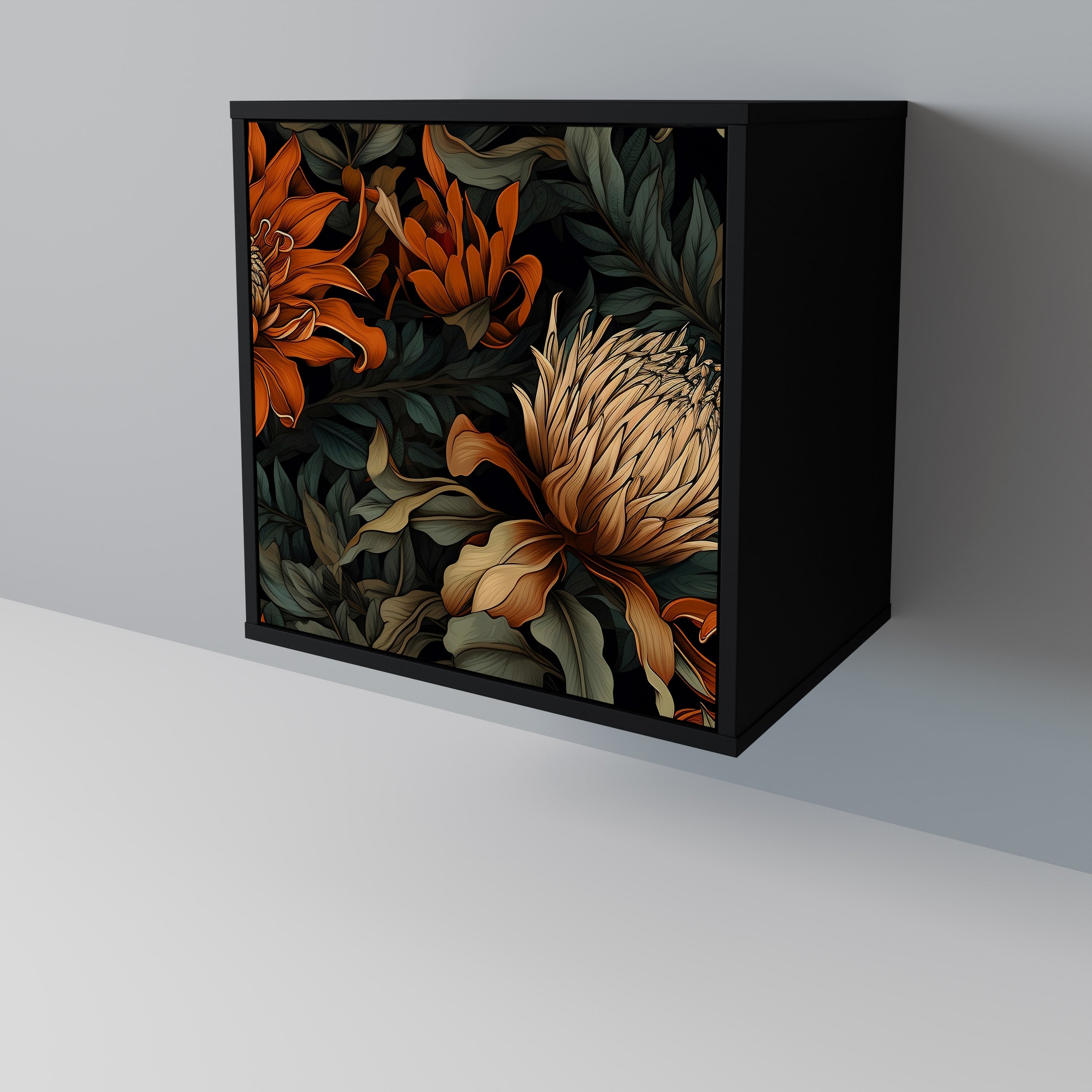 DAWN BLOOM Komoda 1-drzwiowa korpus Czarny