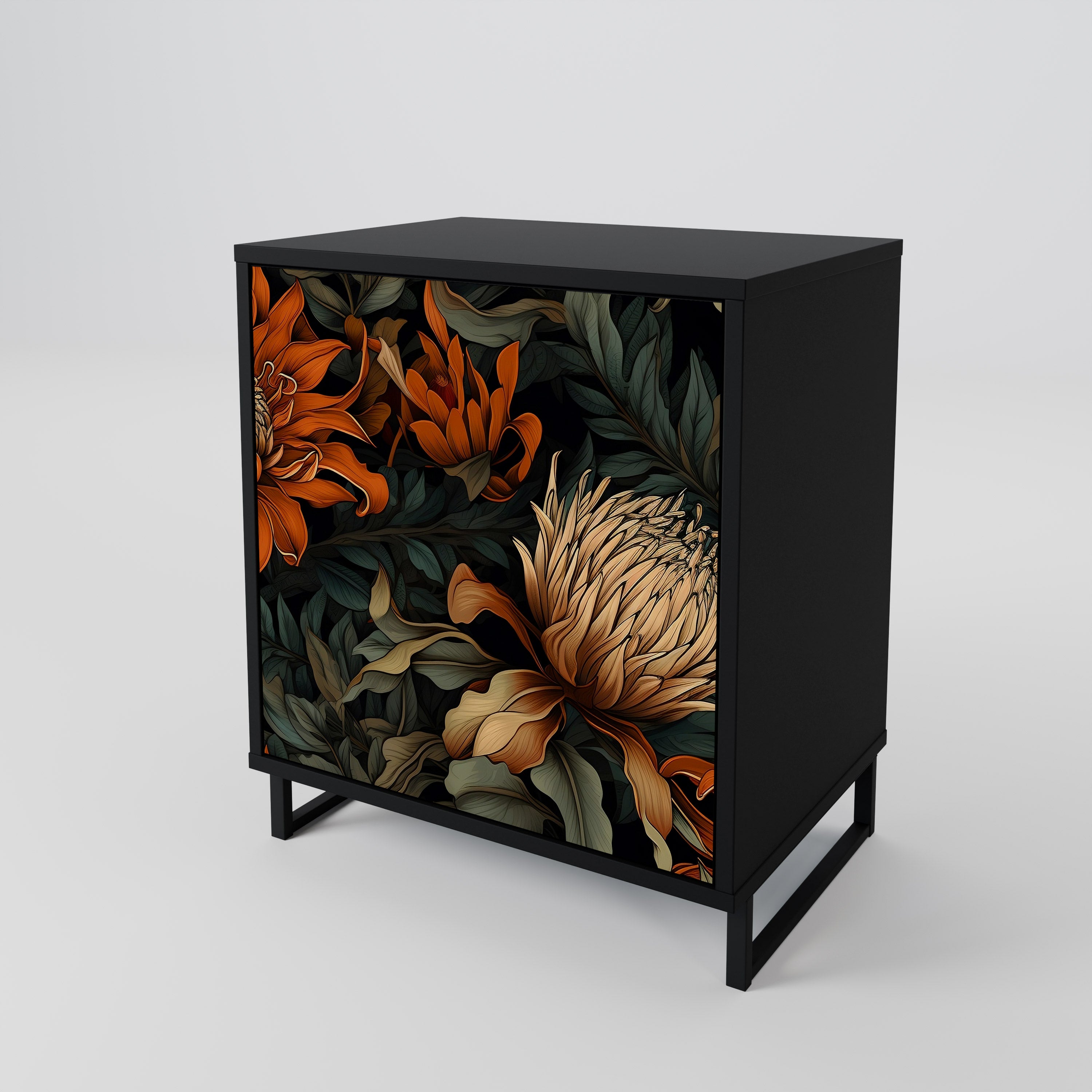DAWN BLOOM Komoda 1-drzwiowa korpus Czarny