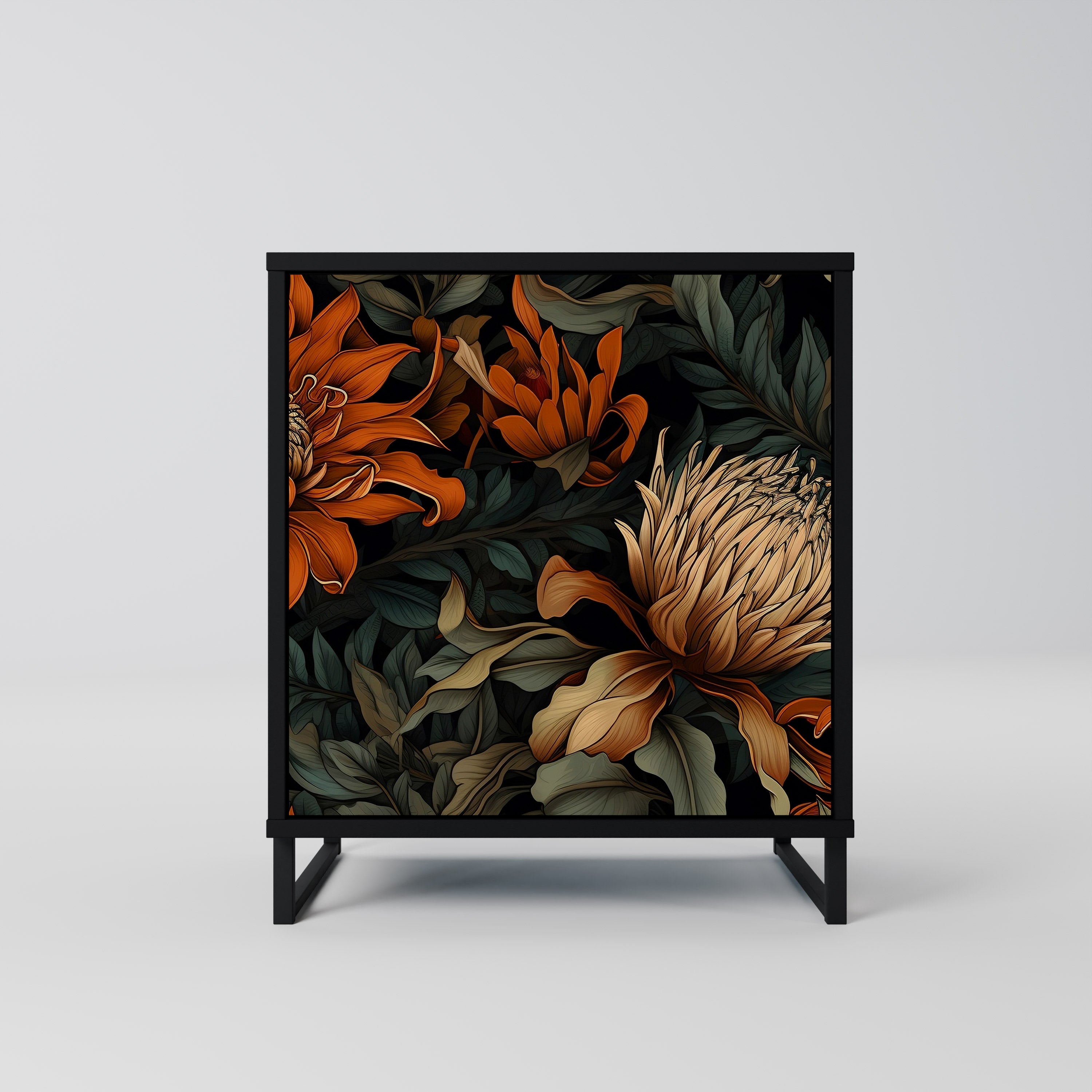 DAWN BLOOM Komoda 1-drzwiowa korpus Czarny