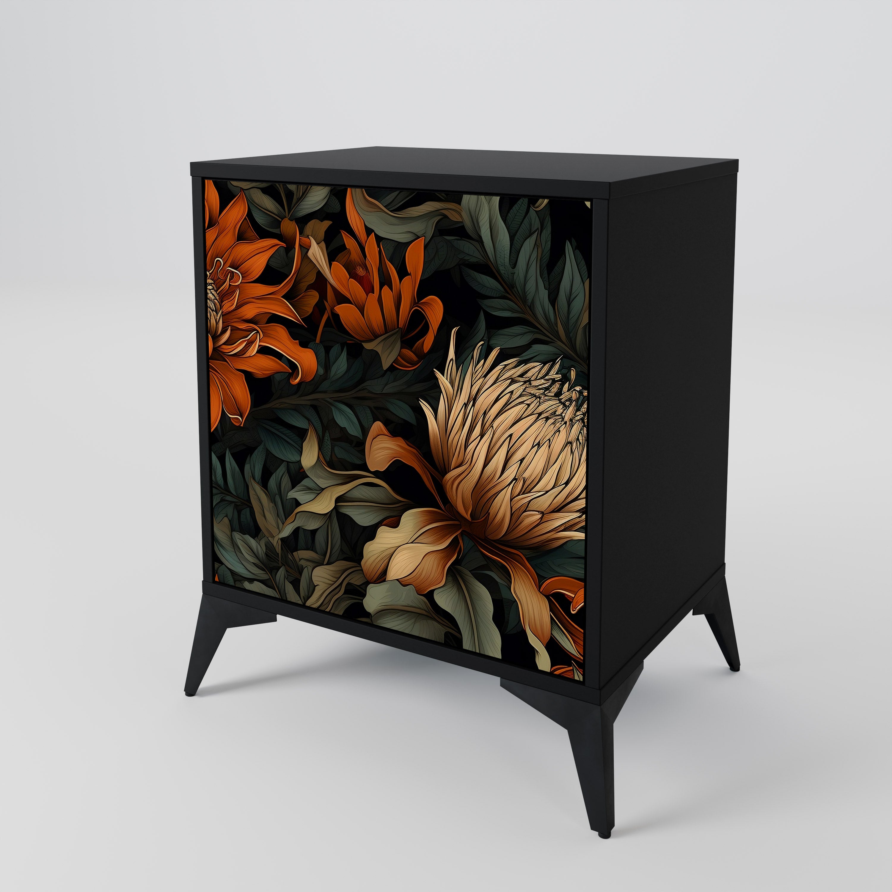 DAWN BLOOM Komoda 1-drzwiowa korpus Czarny