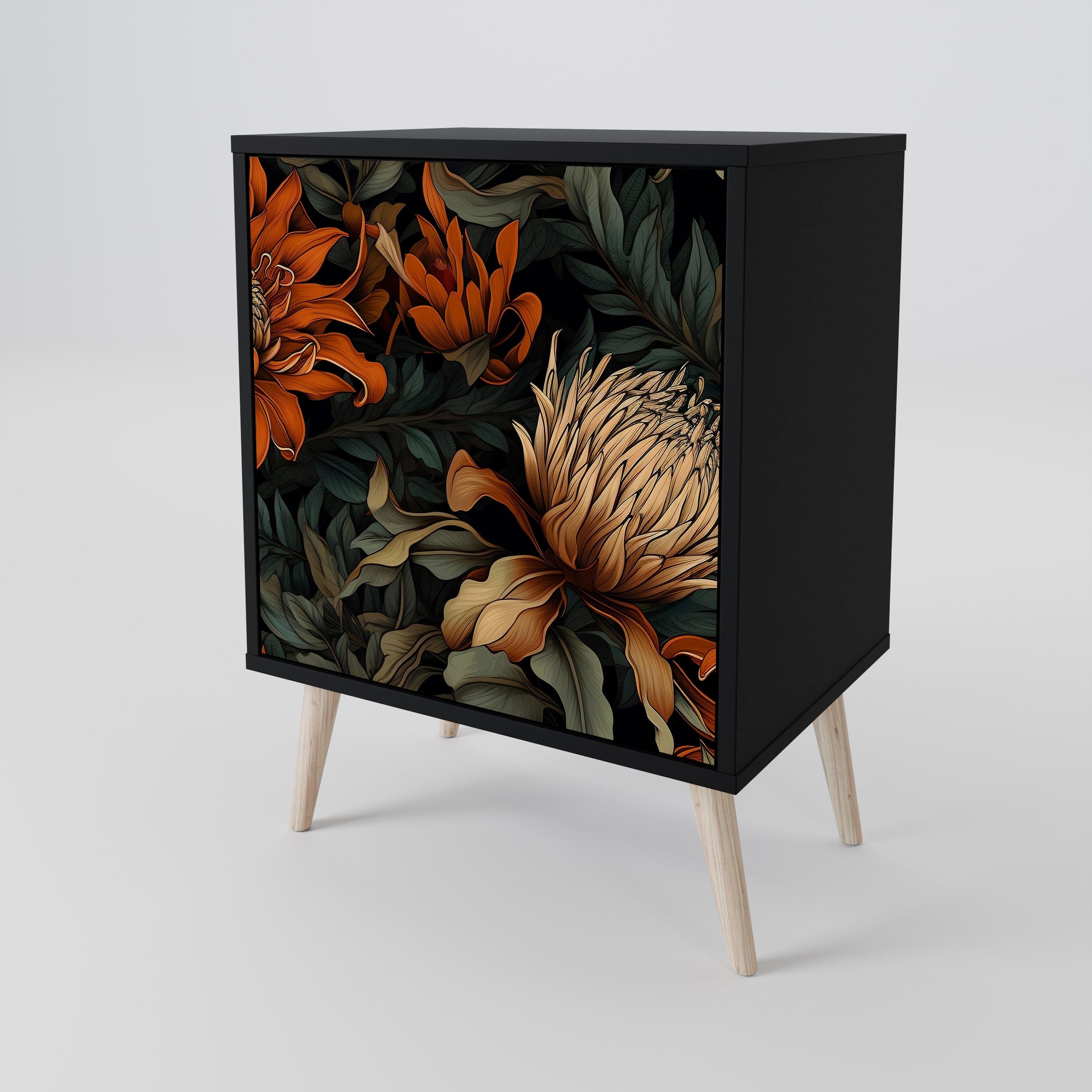 DAWN BLOOM Komoda 1-drzwiowa korpus Czarny
