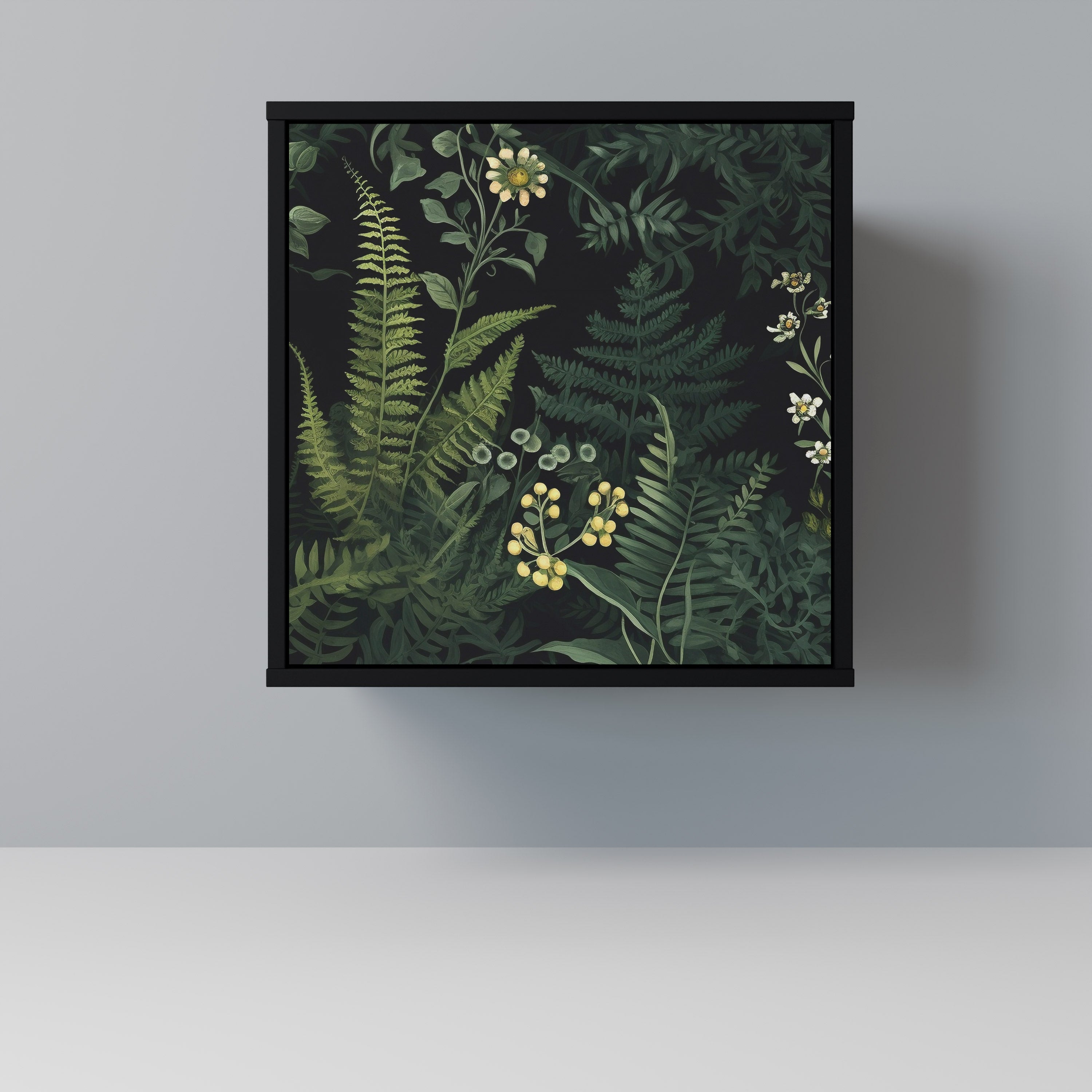 FERN FLOWERS Komoda 1-drzwiowa korpus Czarny