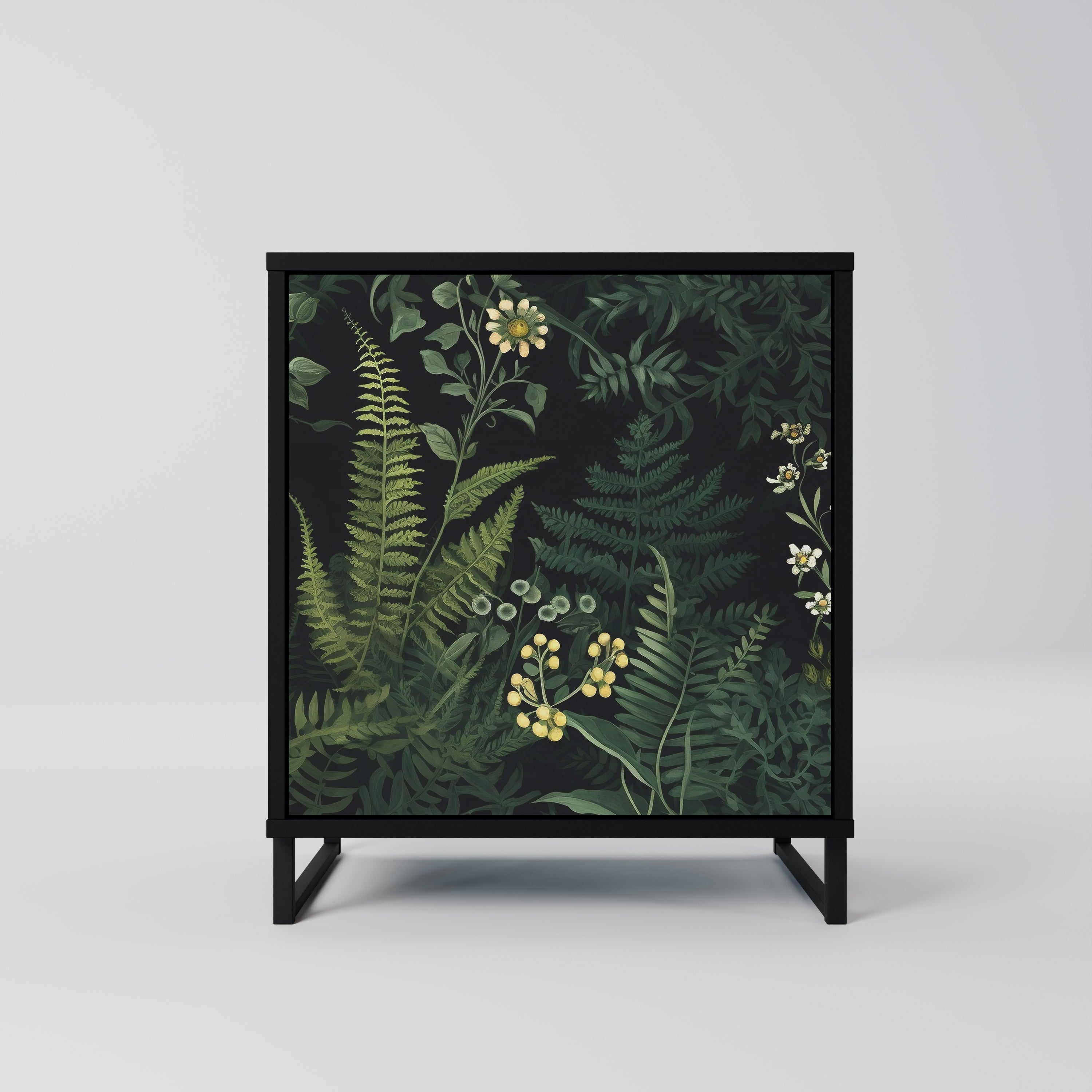 FERN FLOWERS Komoda 1-drzwiowa korpus Czarny