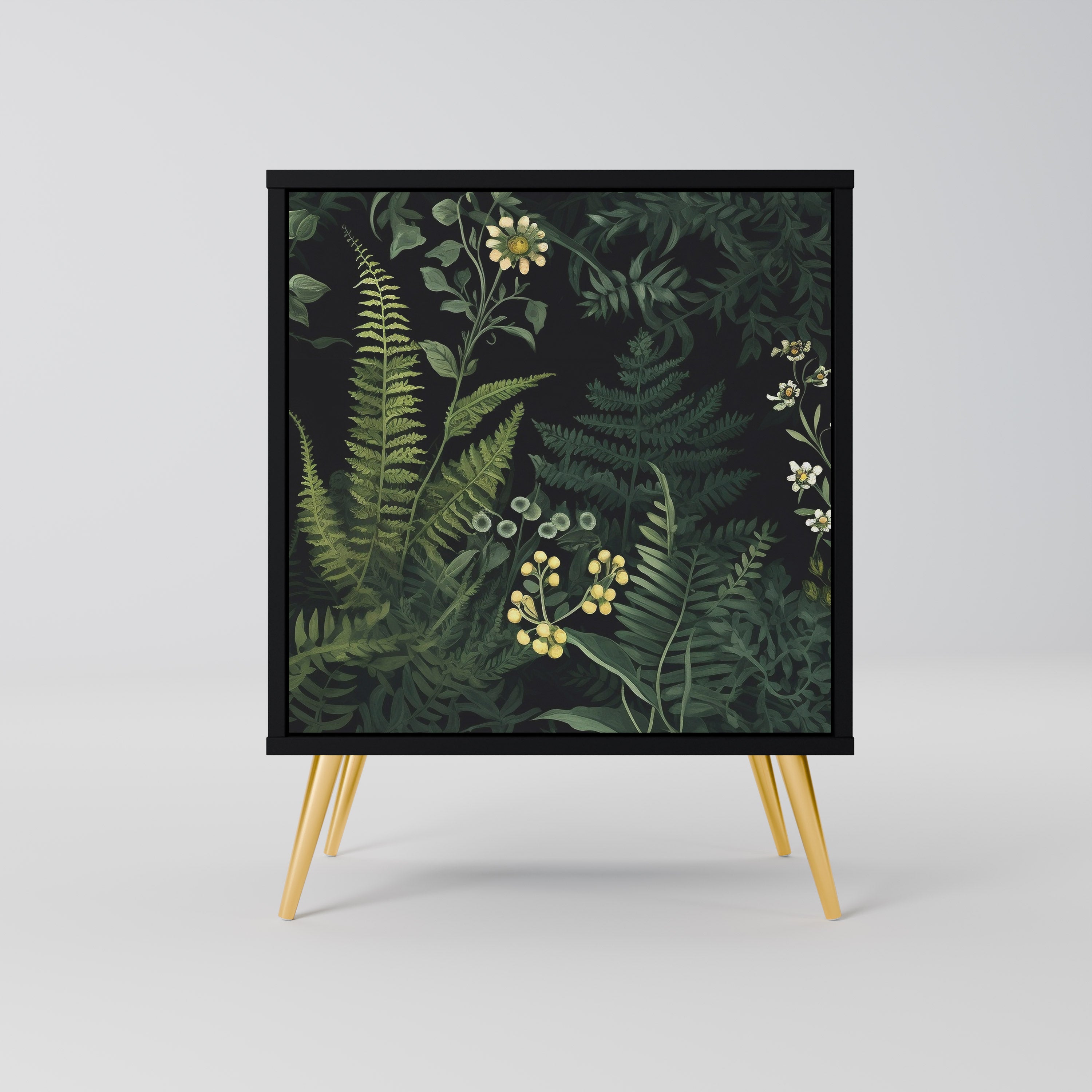 FERN FLOWERS Komoda 1-drzwiowa korpus Czarny