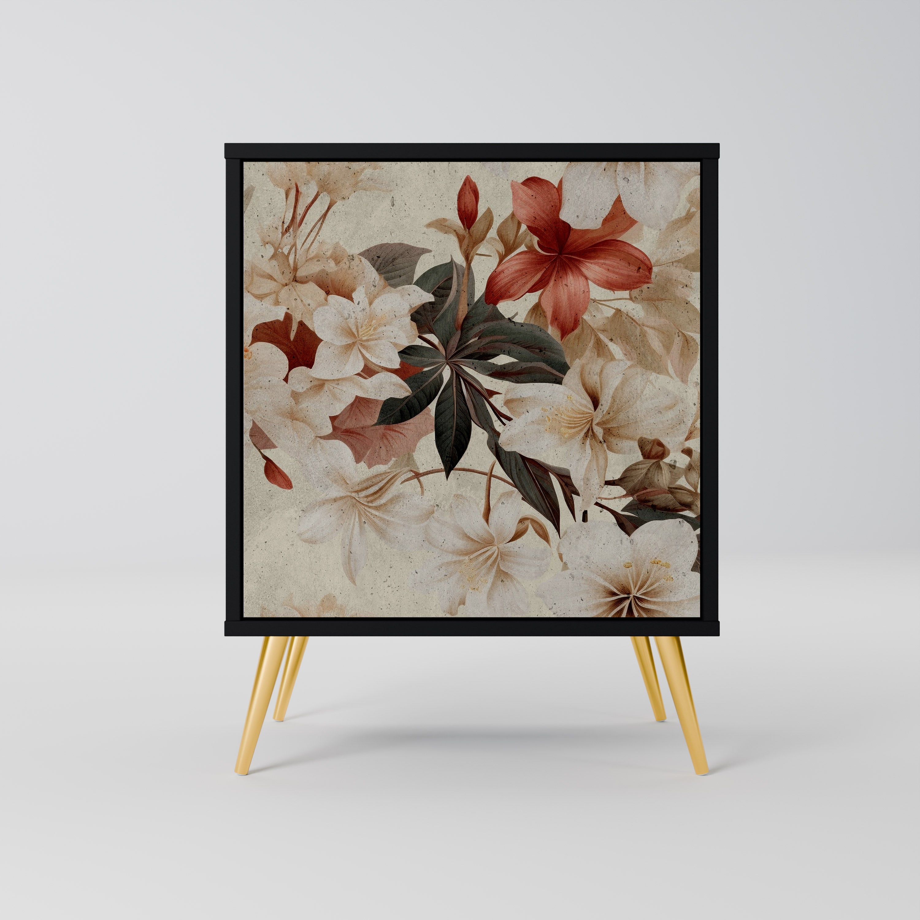 PETAL HARMONY Komoda 1-drzwiowa korpus Czarny