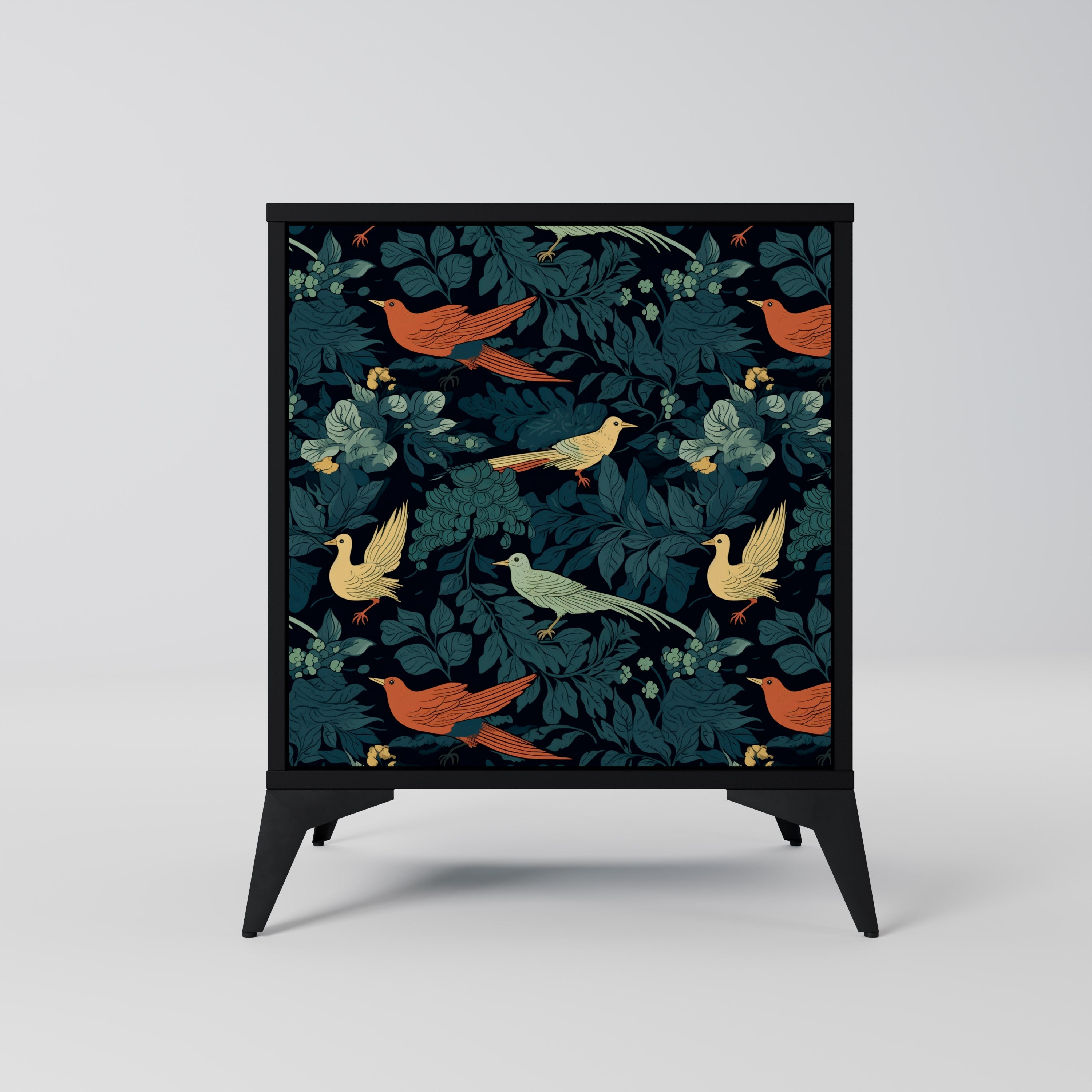 FOWL ORNAMENT Komoda 1-drzwiowa korpus Czarny