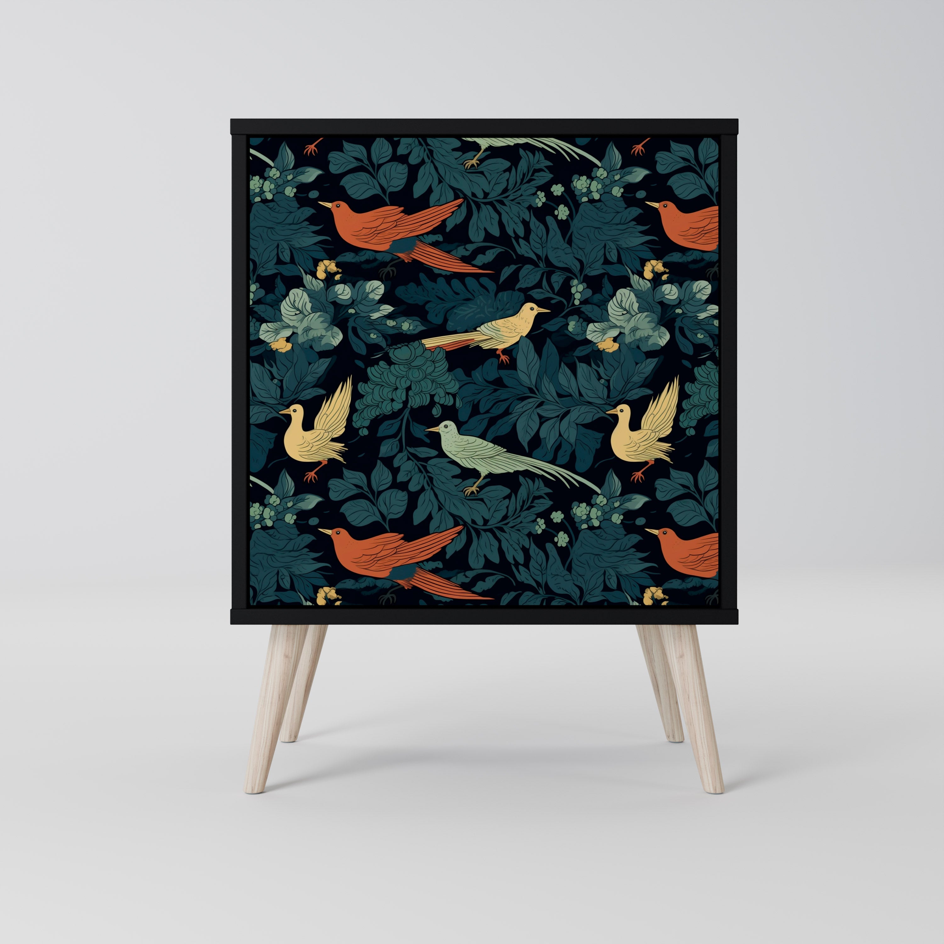 FOWL ORNAMENT Komoda 1-drzwiowa korpus Czarny