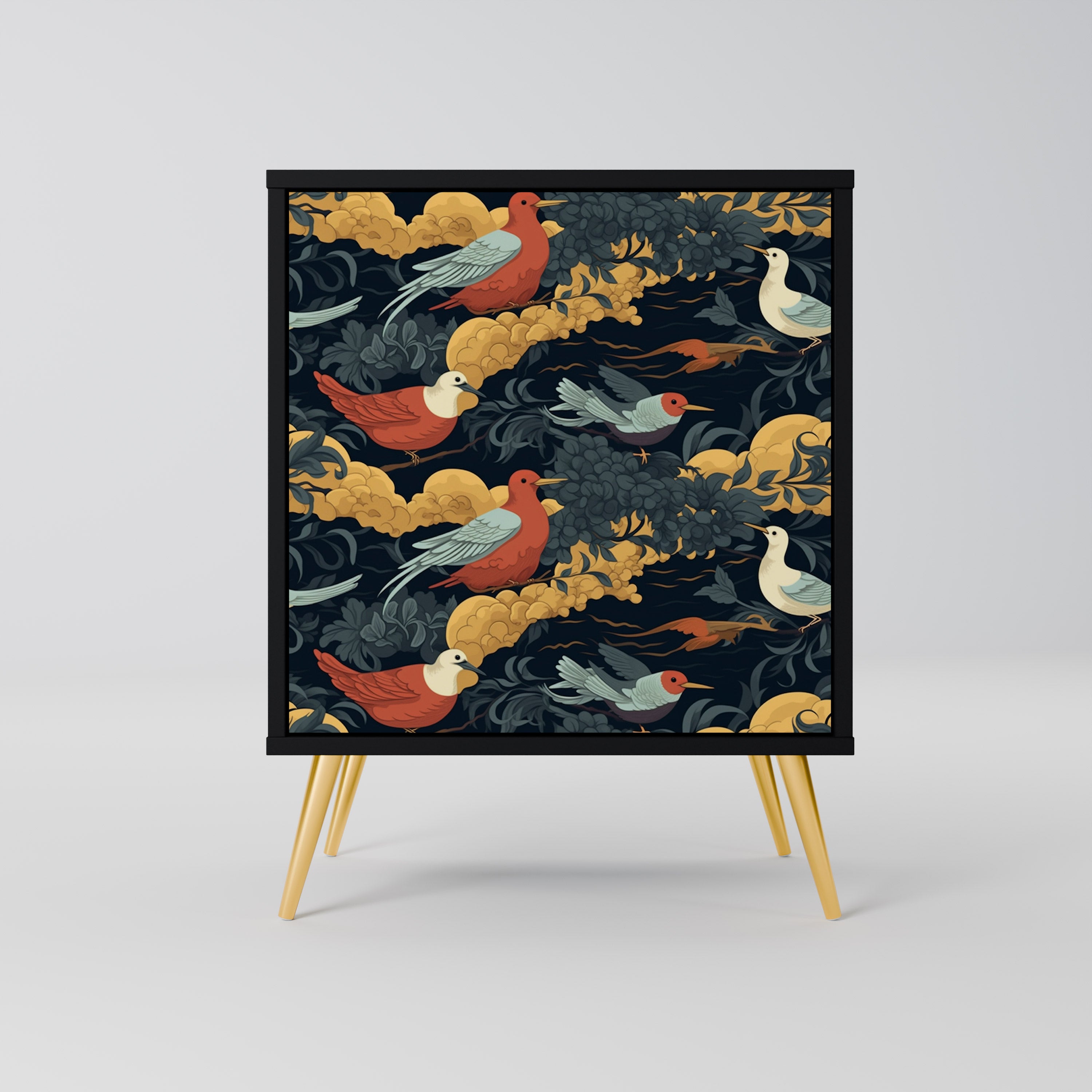 FOWLY DAZE Komoda 1-drzwiowa korpus Czarny