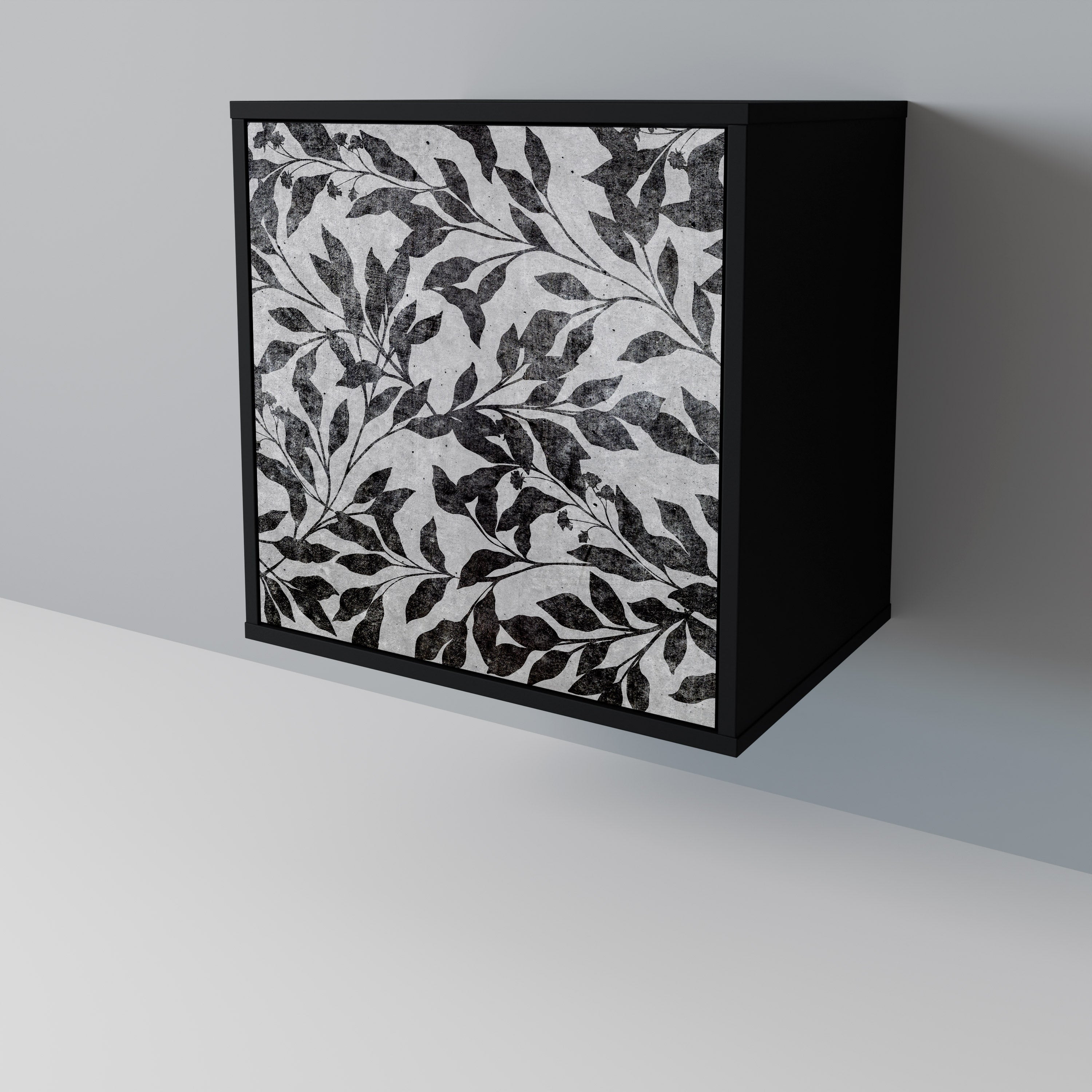 CHARCOAL SPROUT Komoda 1-drzwiowa korpus Czarny