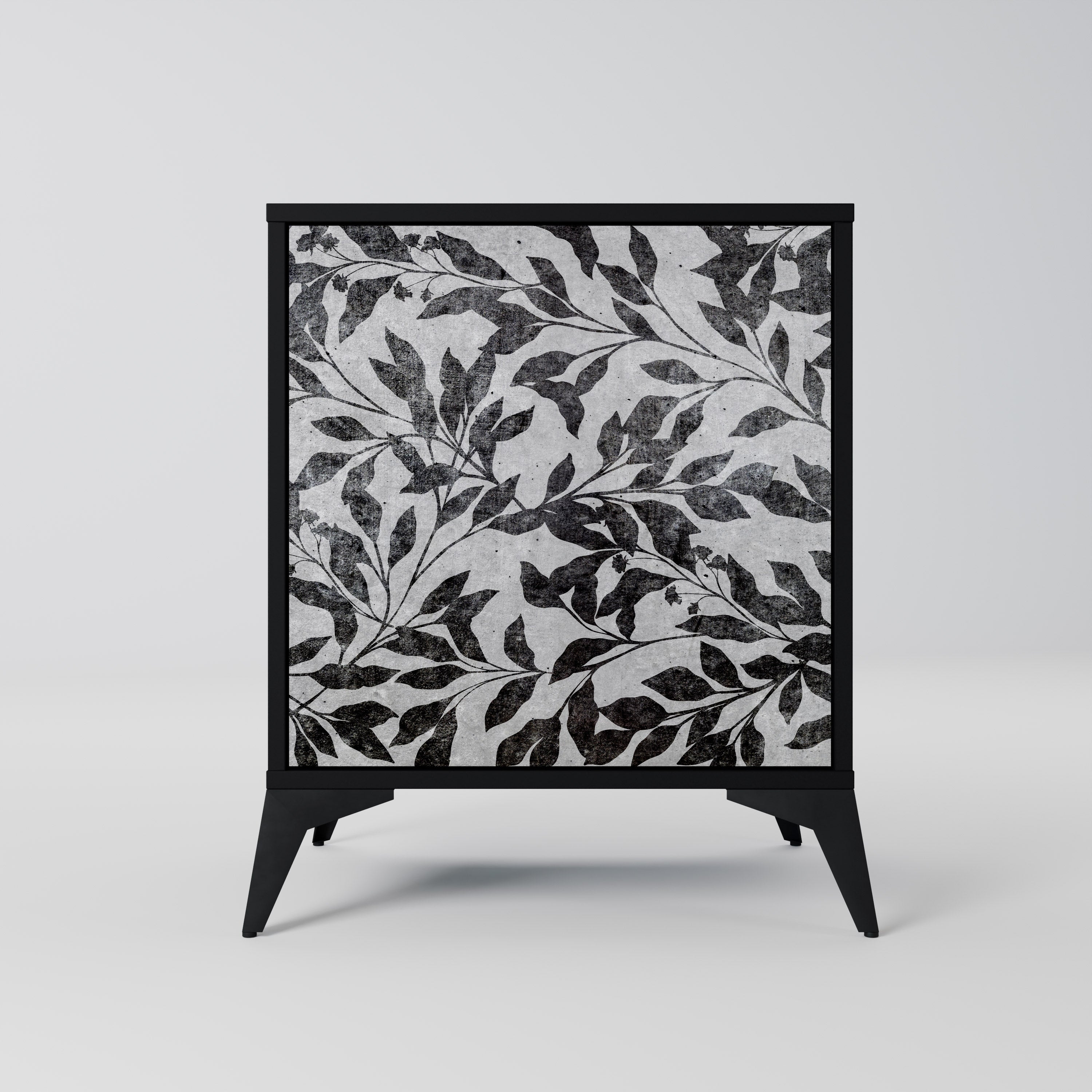 CHARCOAL SPROUT Komoda 1-drzwiowa korpus Czarny