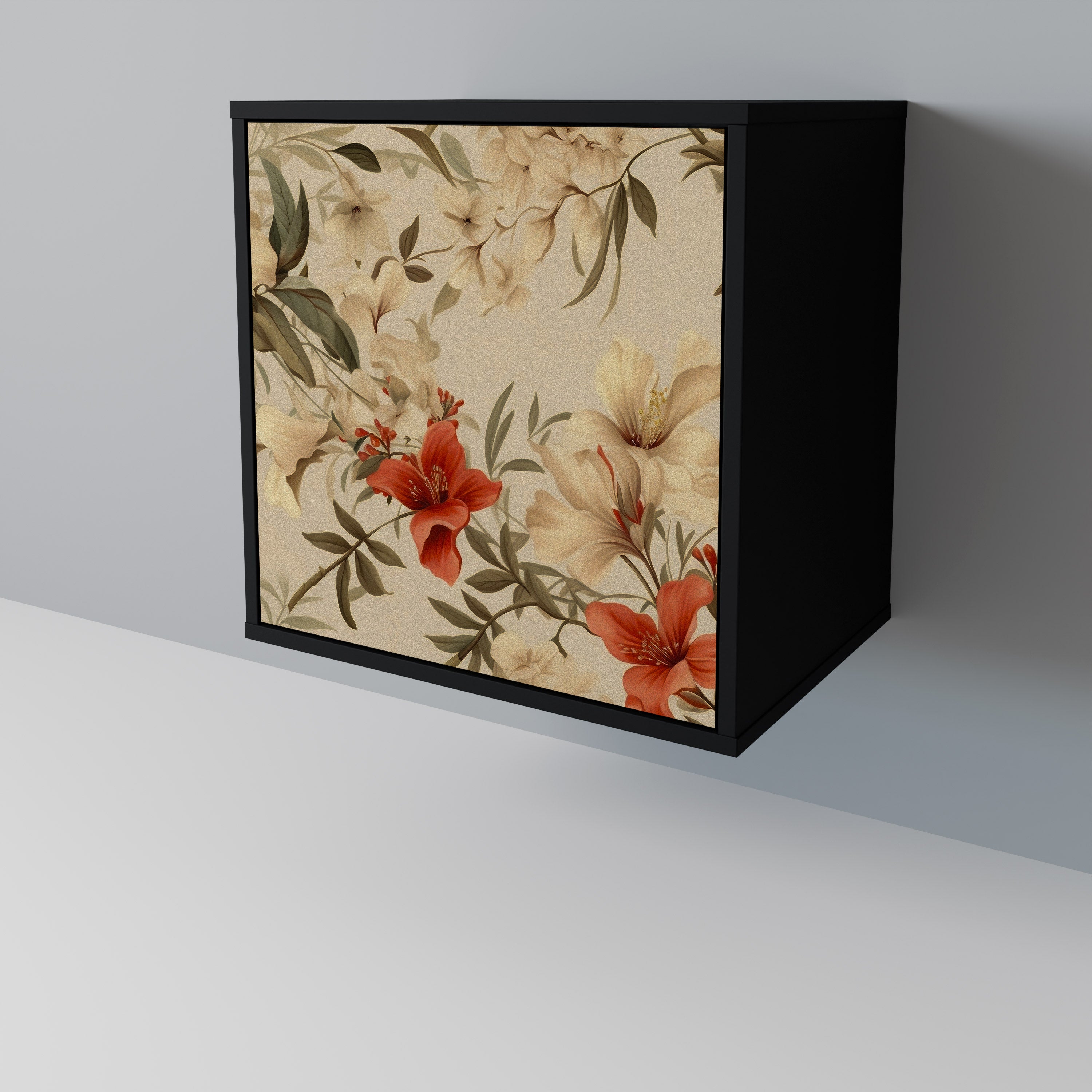 BLOOMING HARMONY Komoda 1-drzwiowa korpus Czarny