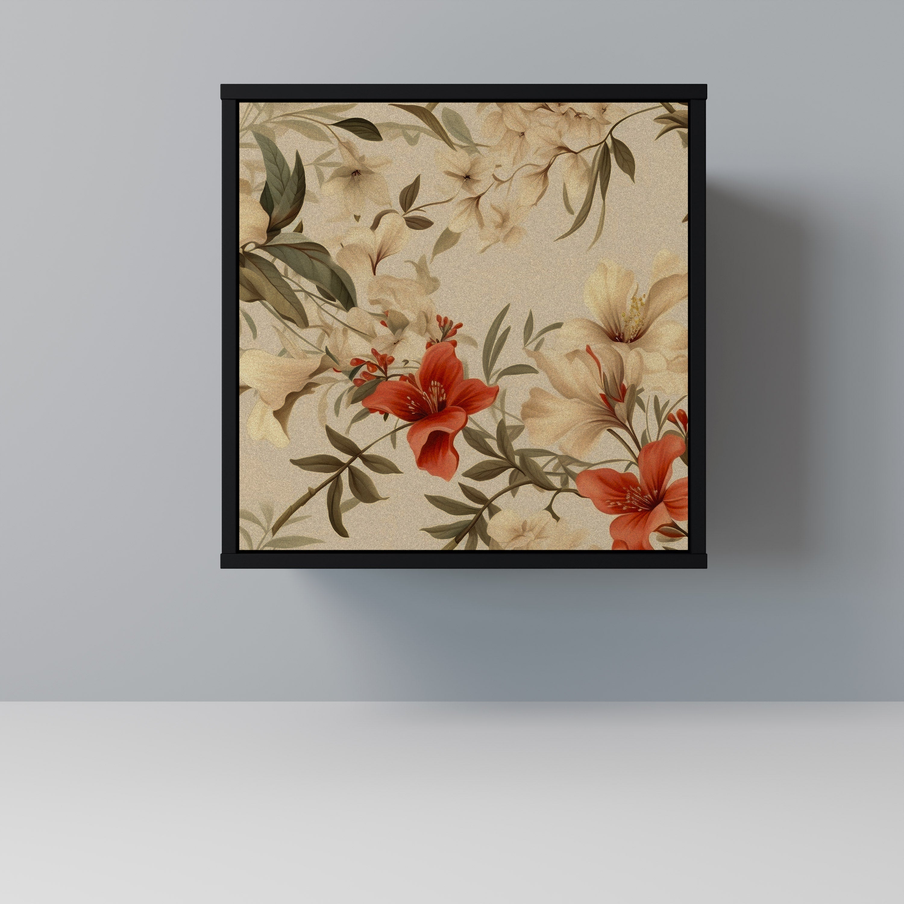 BLOOMING HARMONY Komoda 1-drzwiowa korpus Czarny