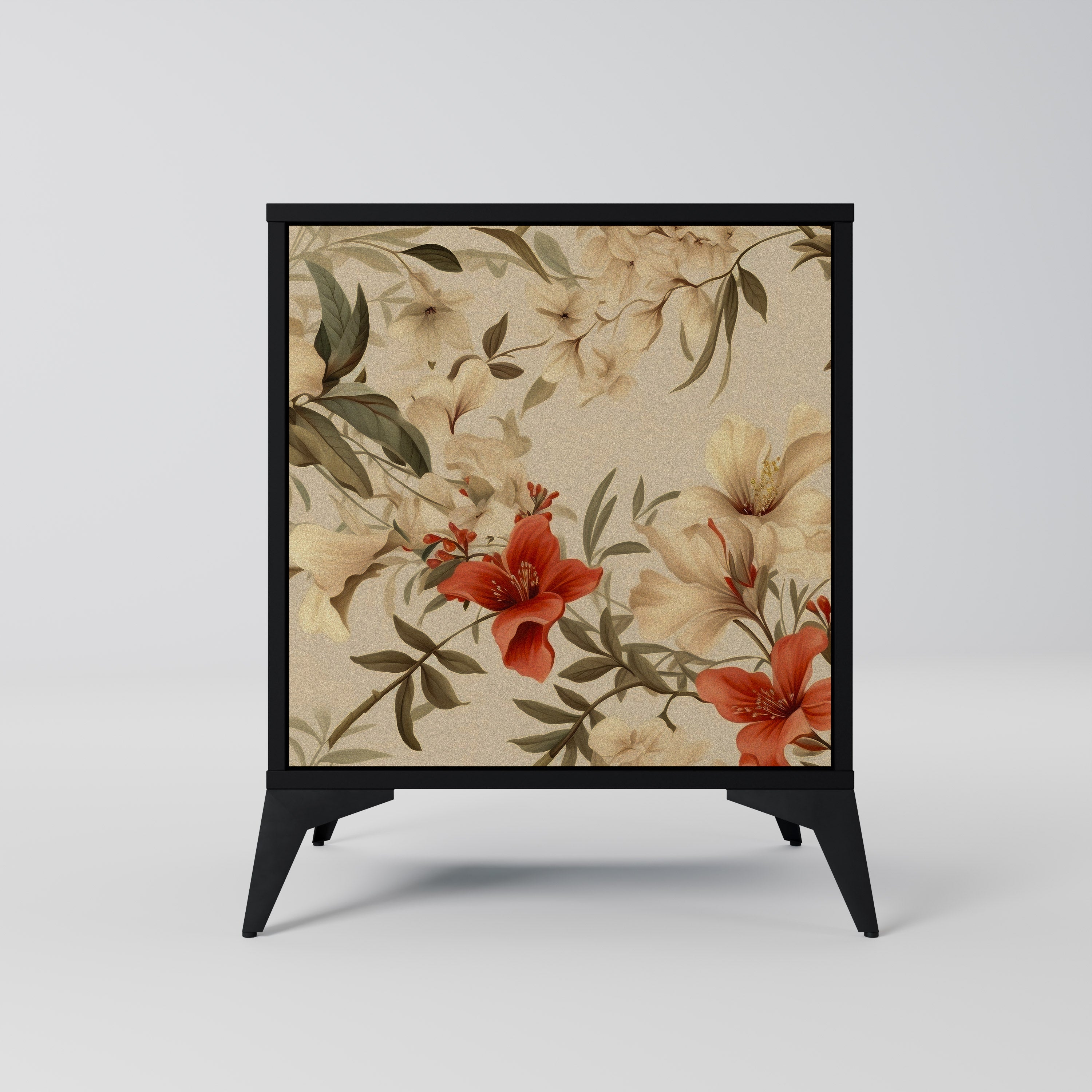 BLOOMING HARMONY Komoda 1-drzwiowa korpus Czarny