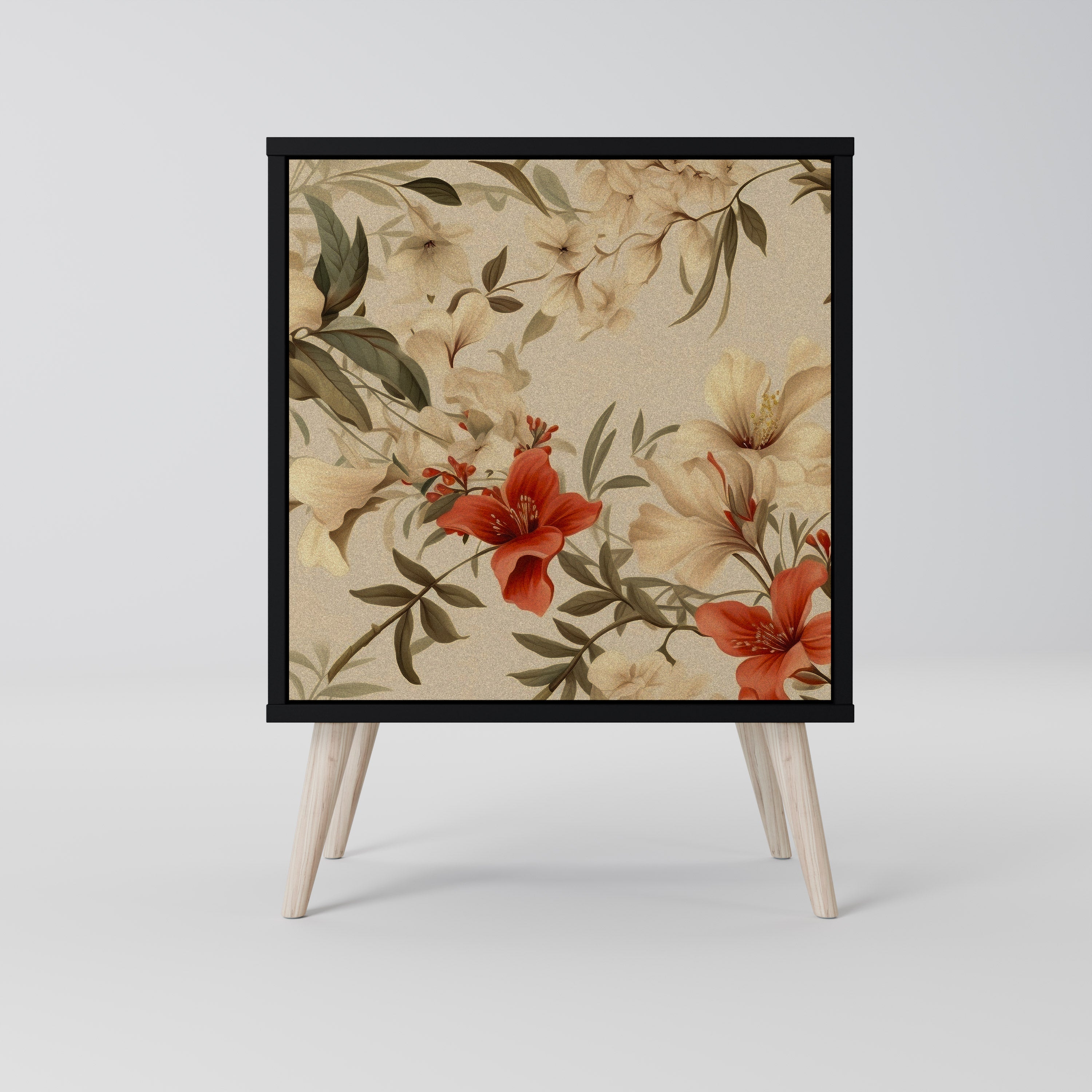 BLOOMING HARMONY Komoda 1-drzwiowa korpus Czarny