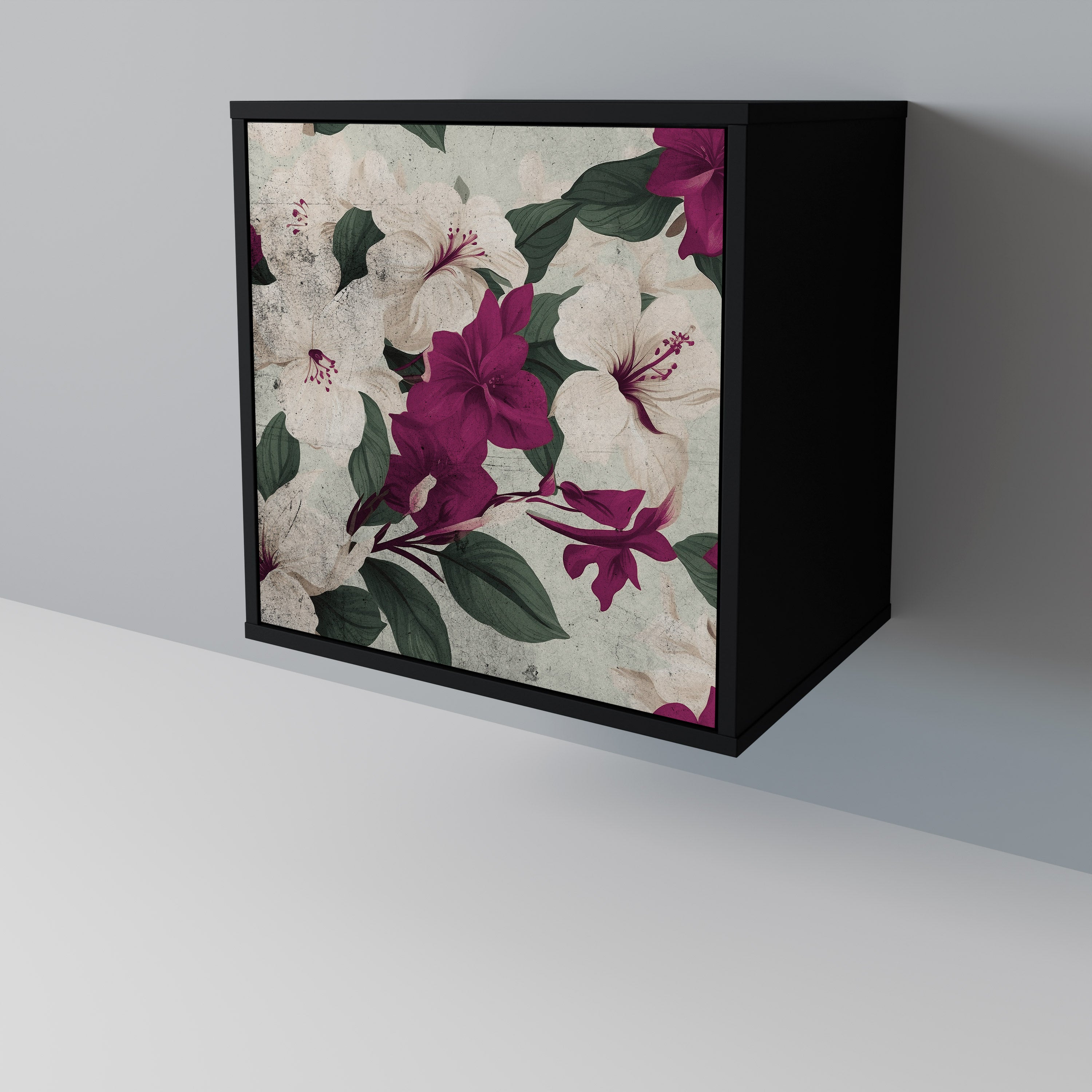 FLOWERET DREAM Komoda 1-drzwiowa korpus Czarny