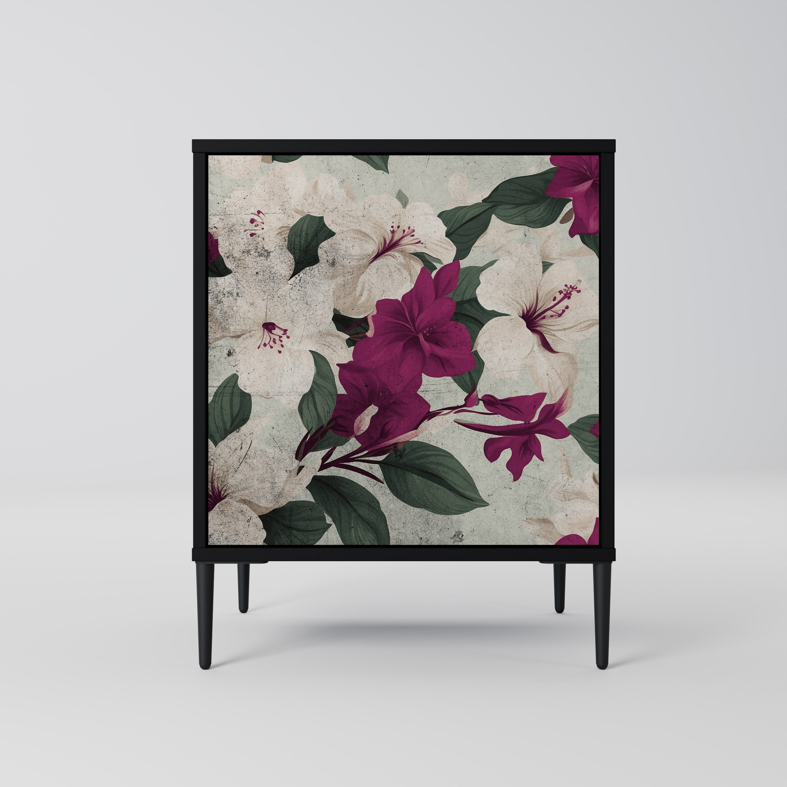 FLOWERET DREAM Komoda 1-drzwiowa korpus Czarny