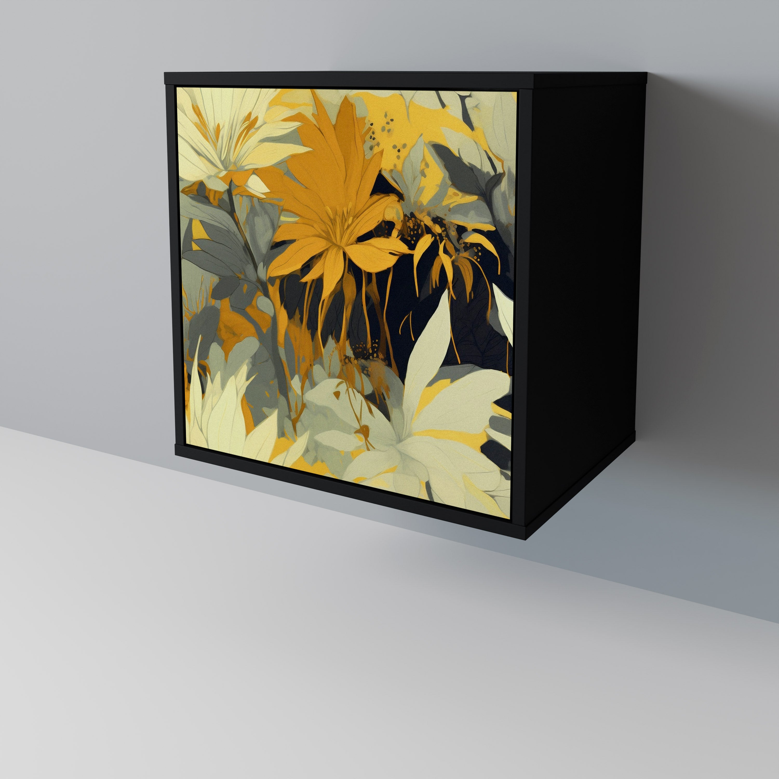 SUNKISSED LILY Komoda 1-drzwiowa korpus Czarny