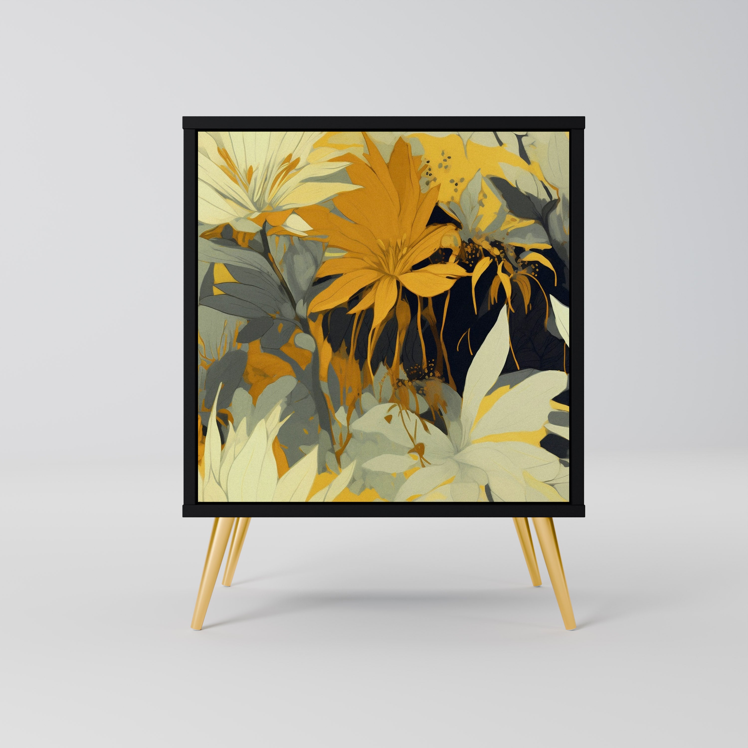 SUNKISSED LILY Komoda 1-drzwiowa korpus Czarny