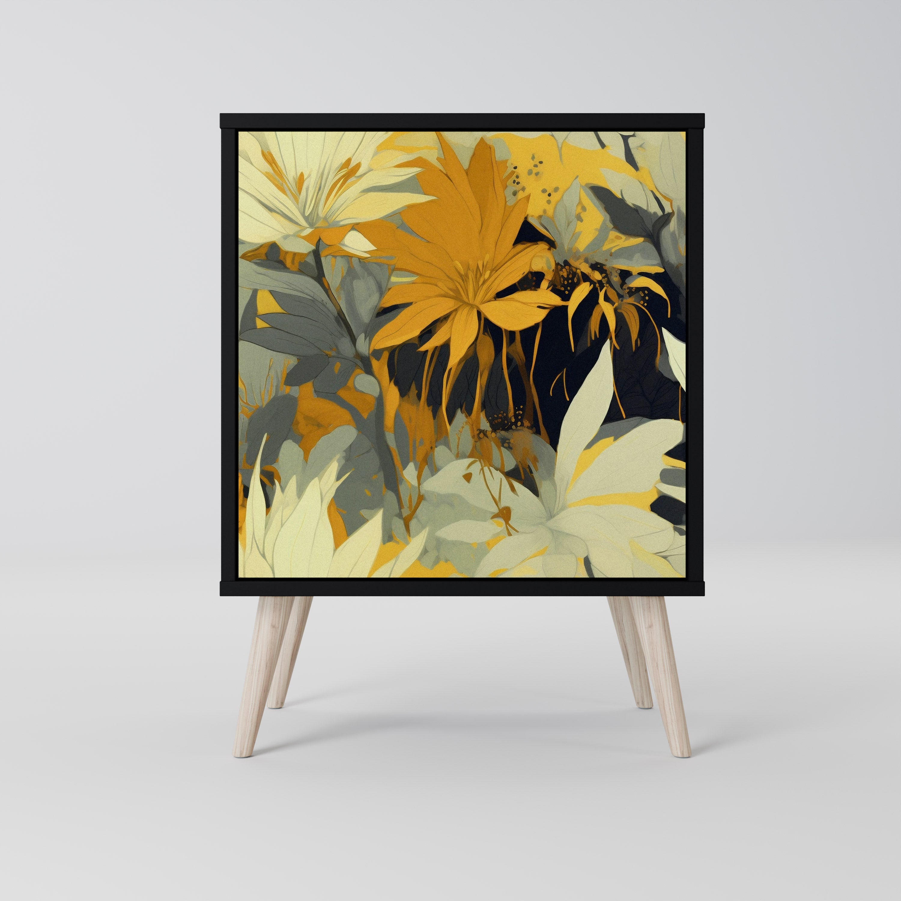 SUNKISSED LILY Komoda 1-drzwiowa korpus Czarny