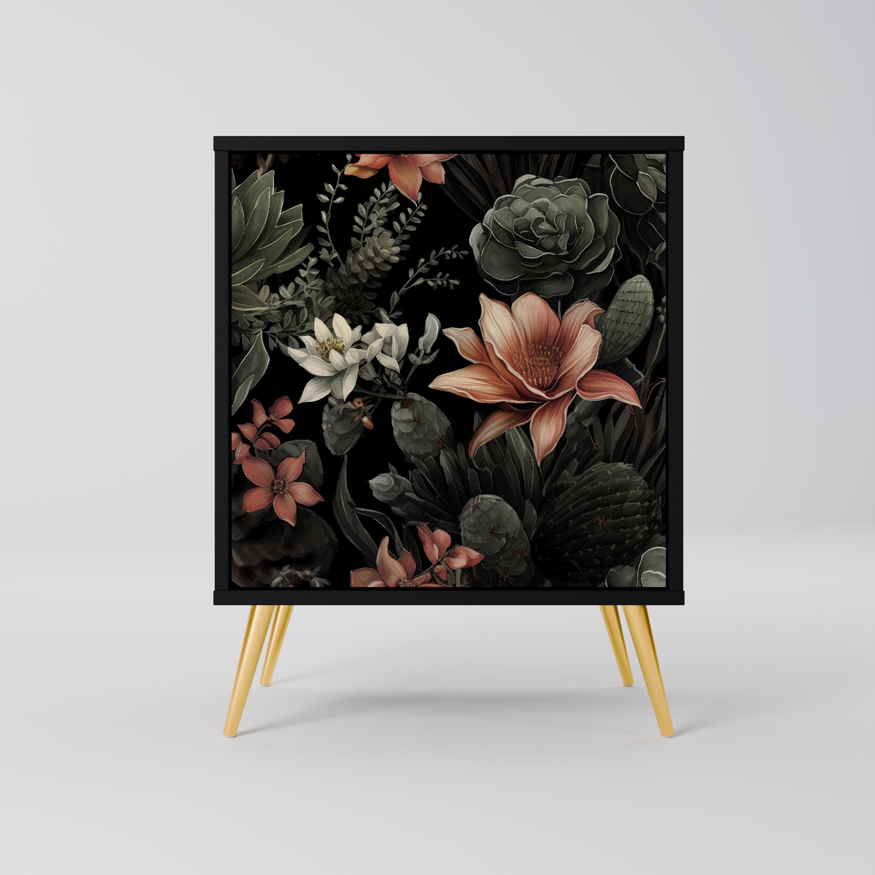 SECRET VERDURE Komoda 1-drzwiowa korpus Czarny