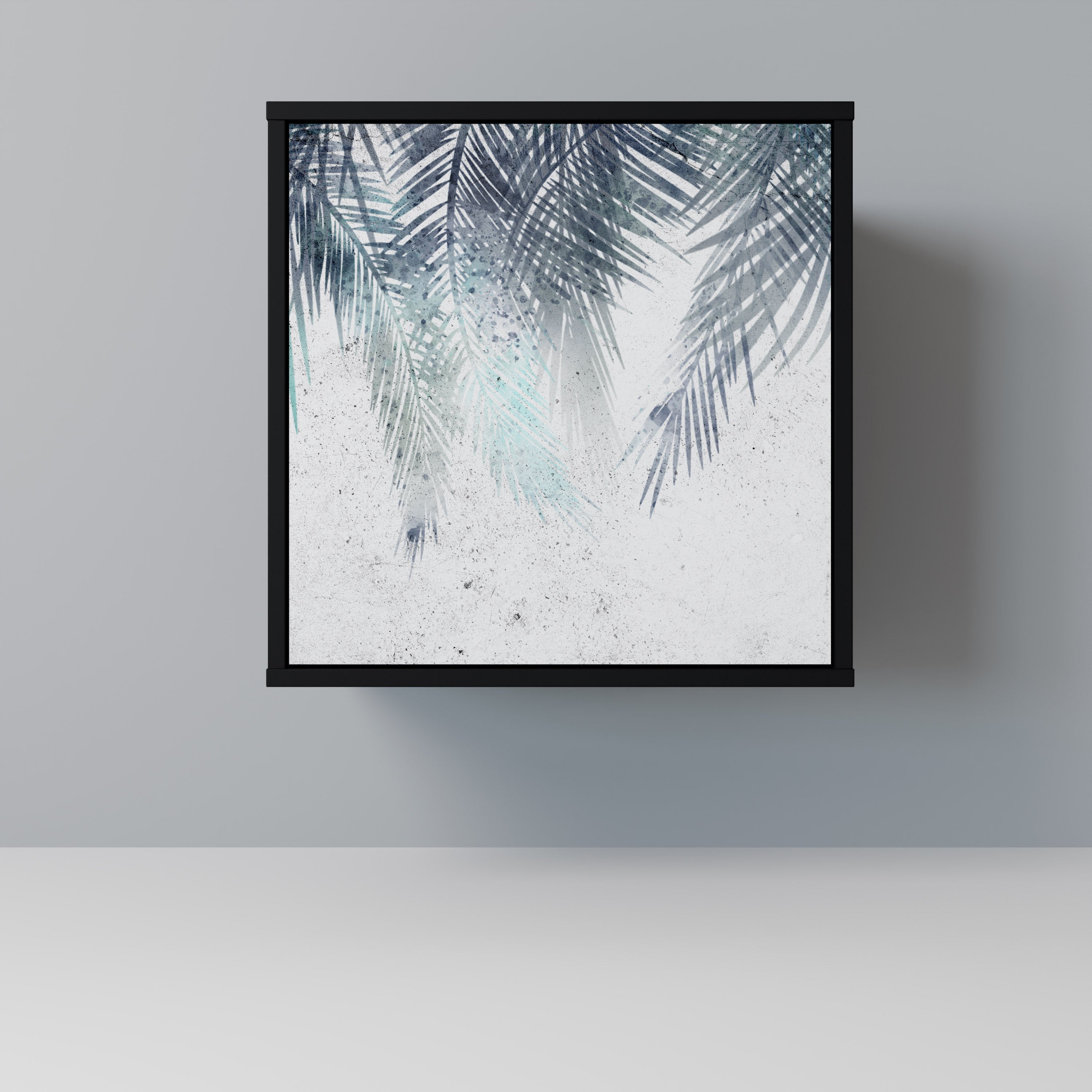 PALM VEIL Komoda 1-drzwiowa korpus Czarny