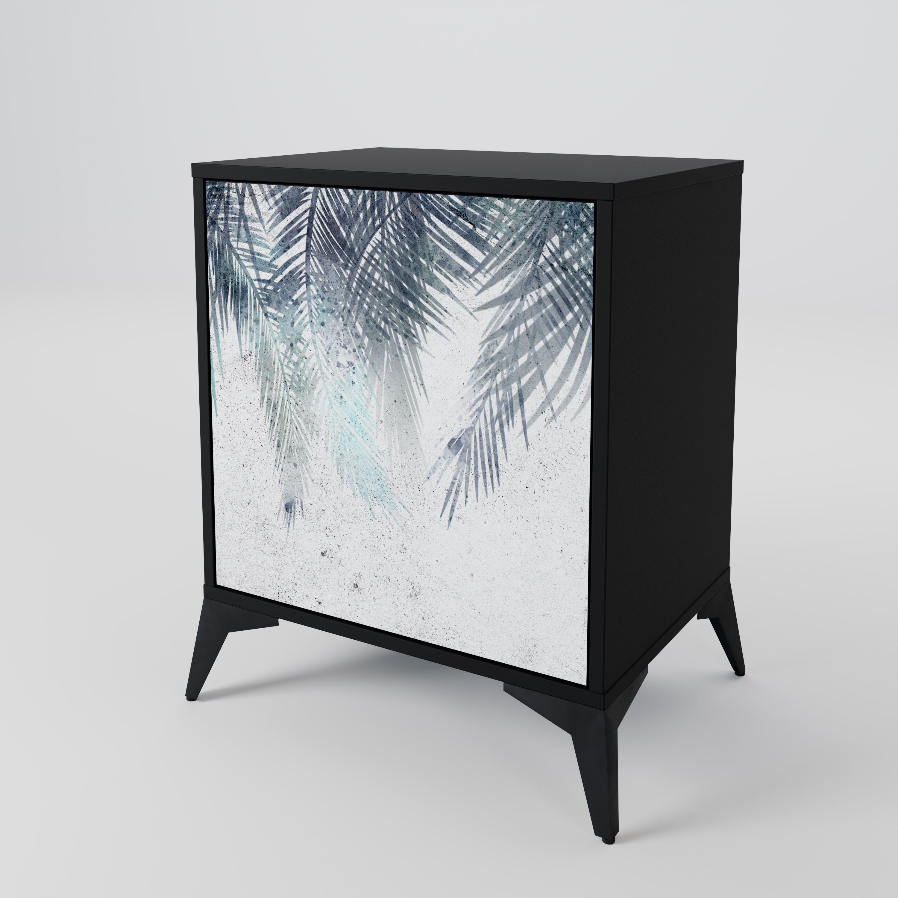 PALM VEIL Komoda 1-drzwiowa korpus Czarny