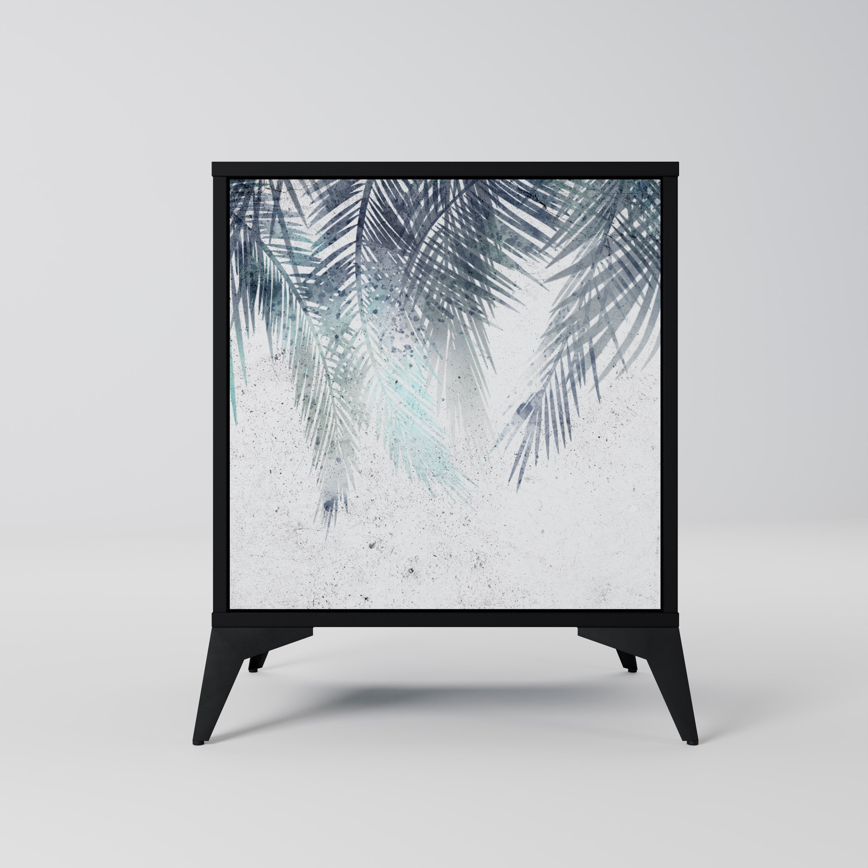 PALM VEIL Komoda 1-drzwiowa korpus Czarny