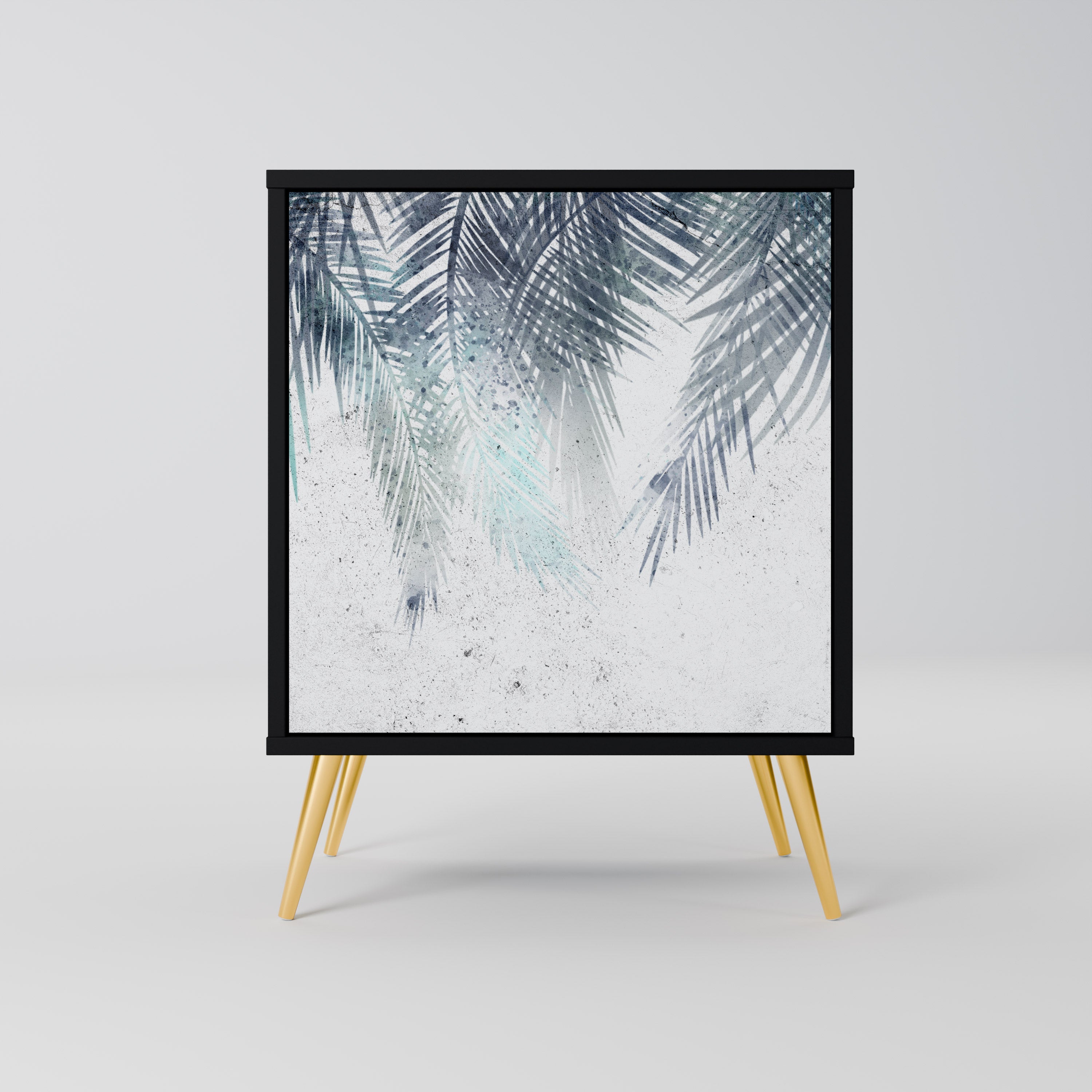 PALM VEIL Komoda 1-drzwiowa korpus Czarny