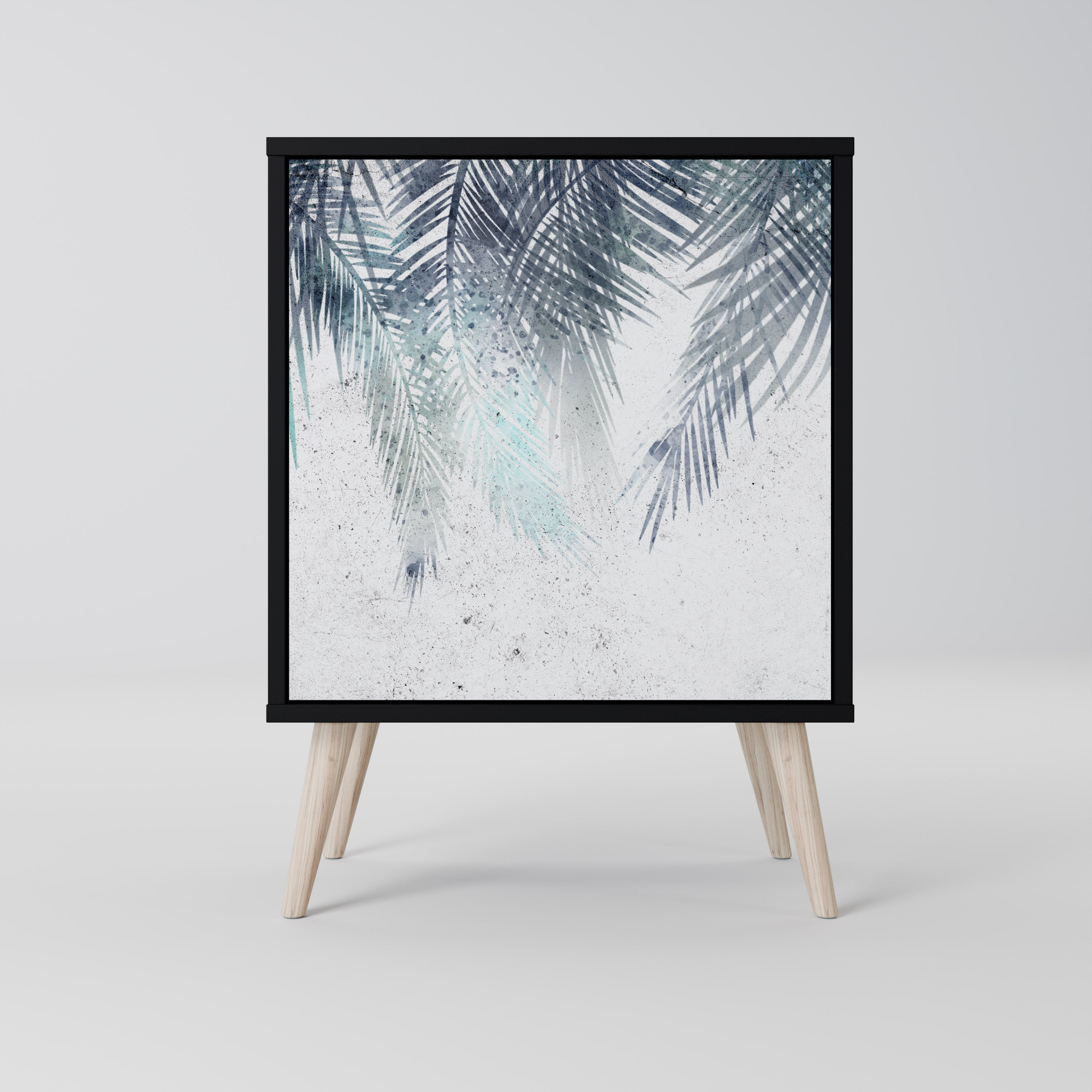 PALM VEIL Komoda 1-drzwiowa korpus Czarny