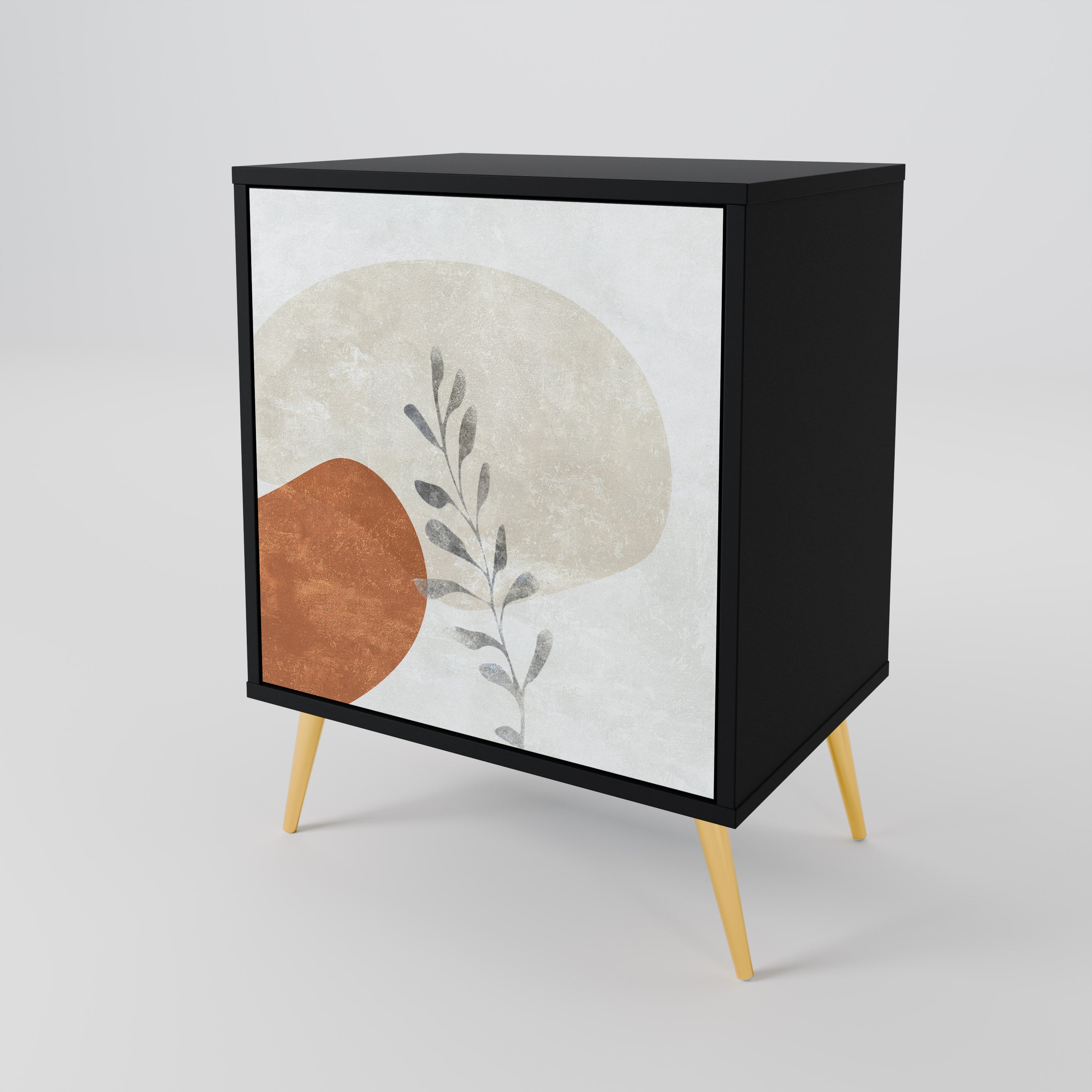 TRANQUIL TWIG Komoda 1-drzwiowa korpus Czarny