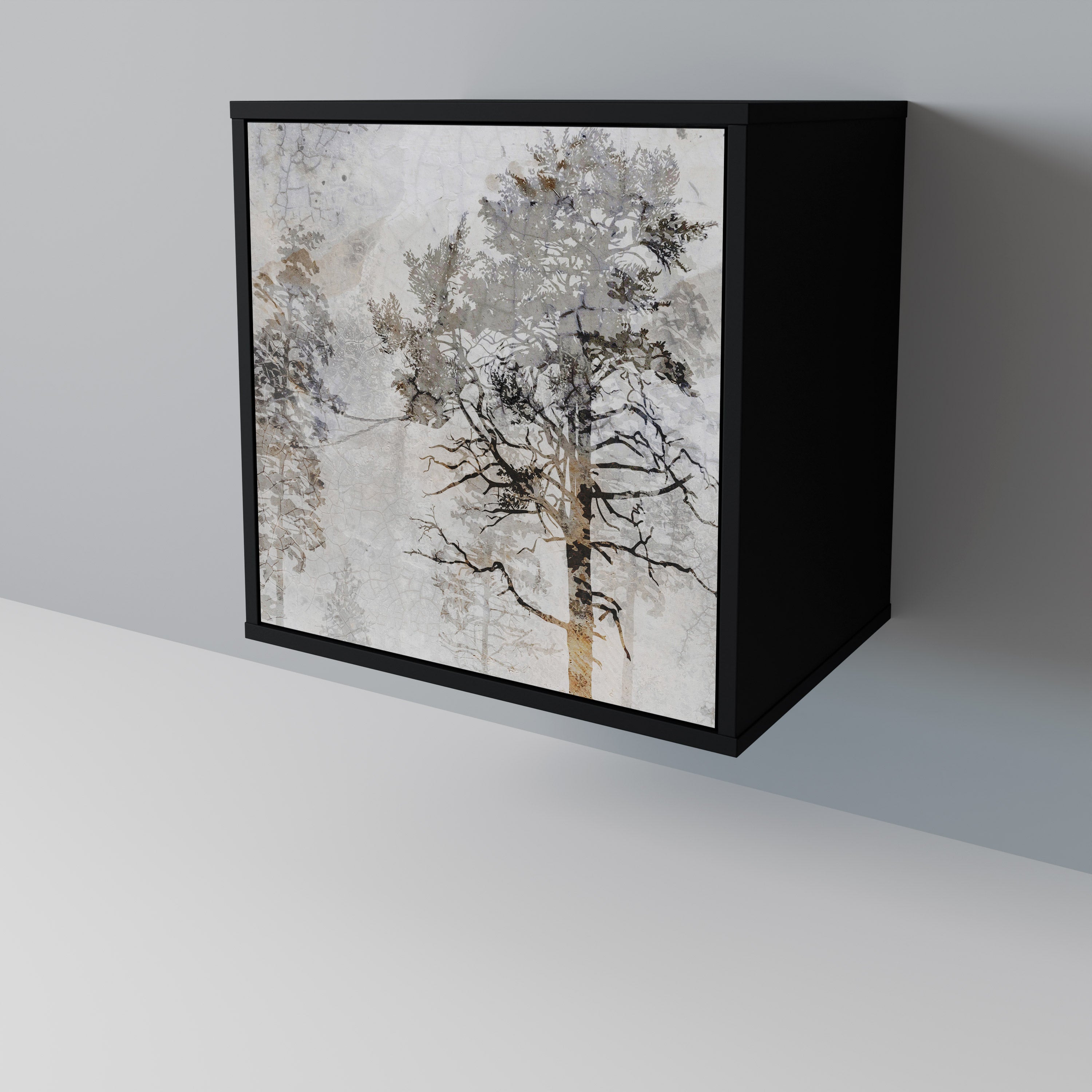 FADE IN THE TREES Komoda 1-drzwiowa korpus Czarny