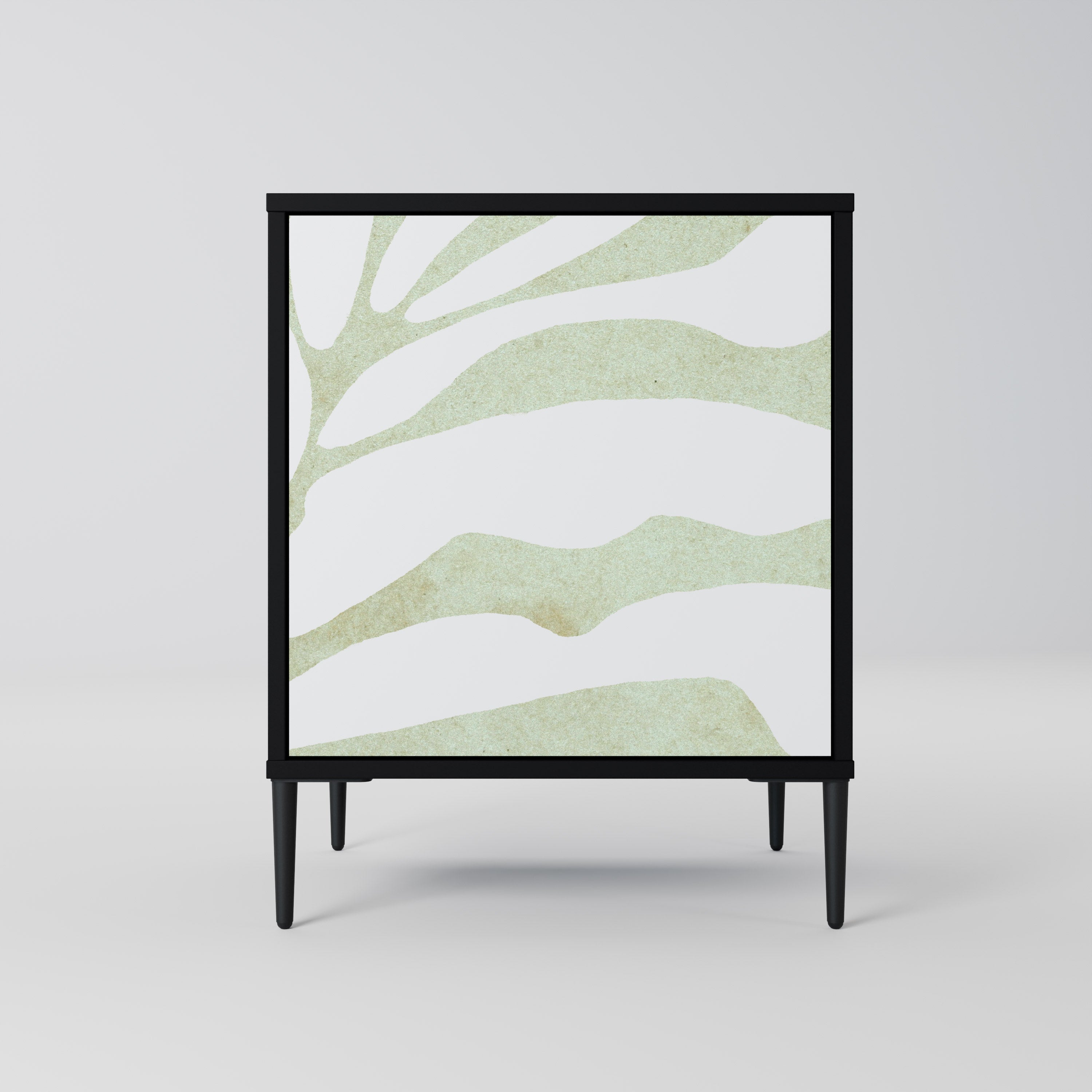 BOTANICAL SPARK Komoda 1-drzwiowa korpus Czarny